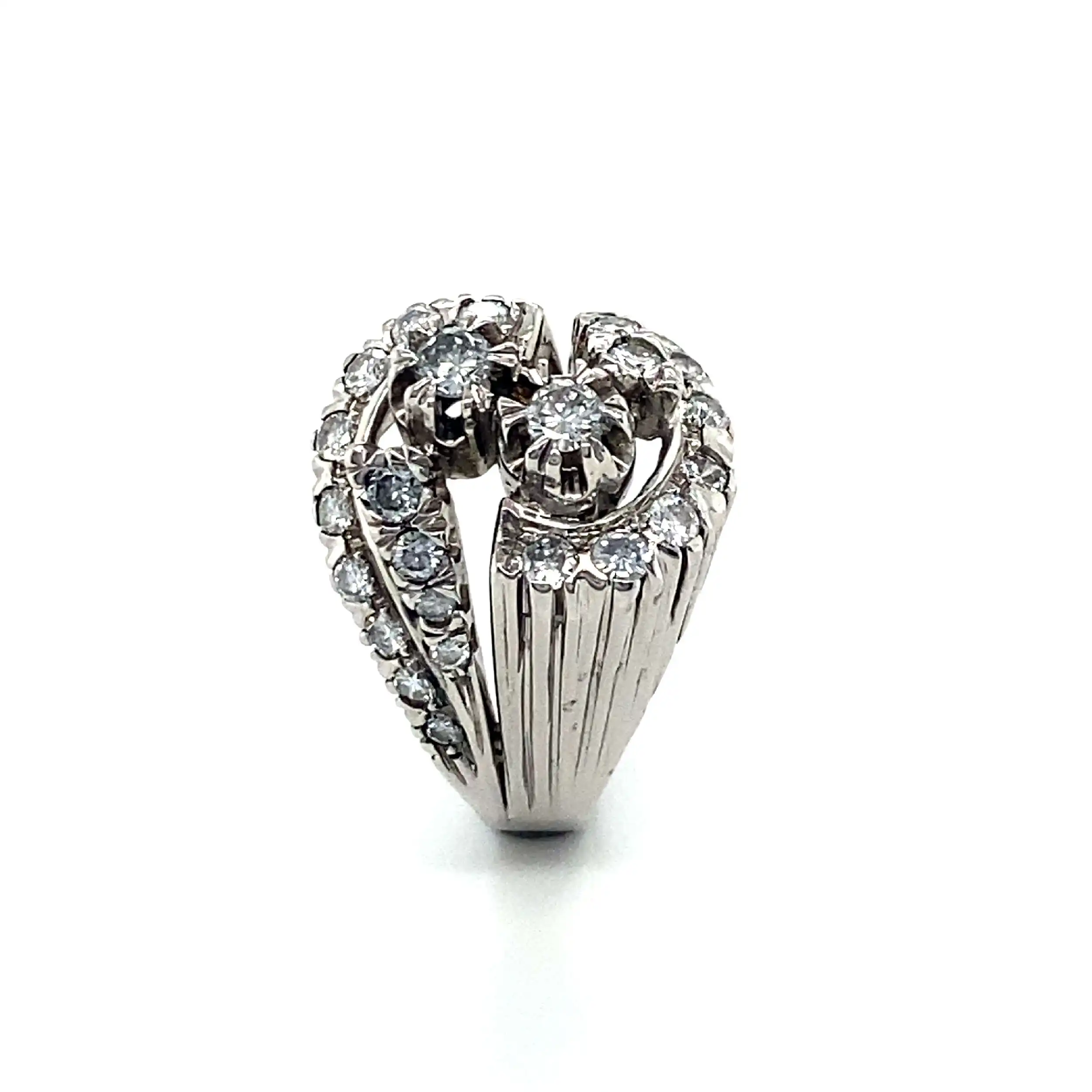 Ring Weißgold mit Brillanten Ring Weißgold mit Brillanten