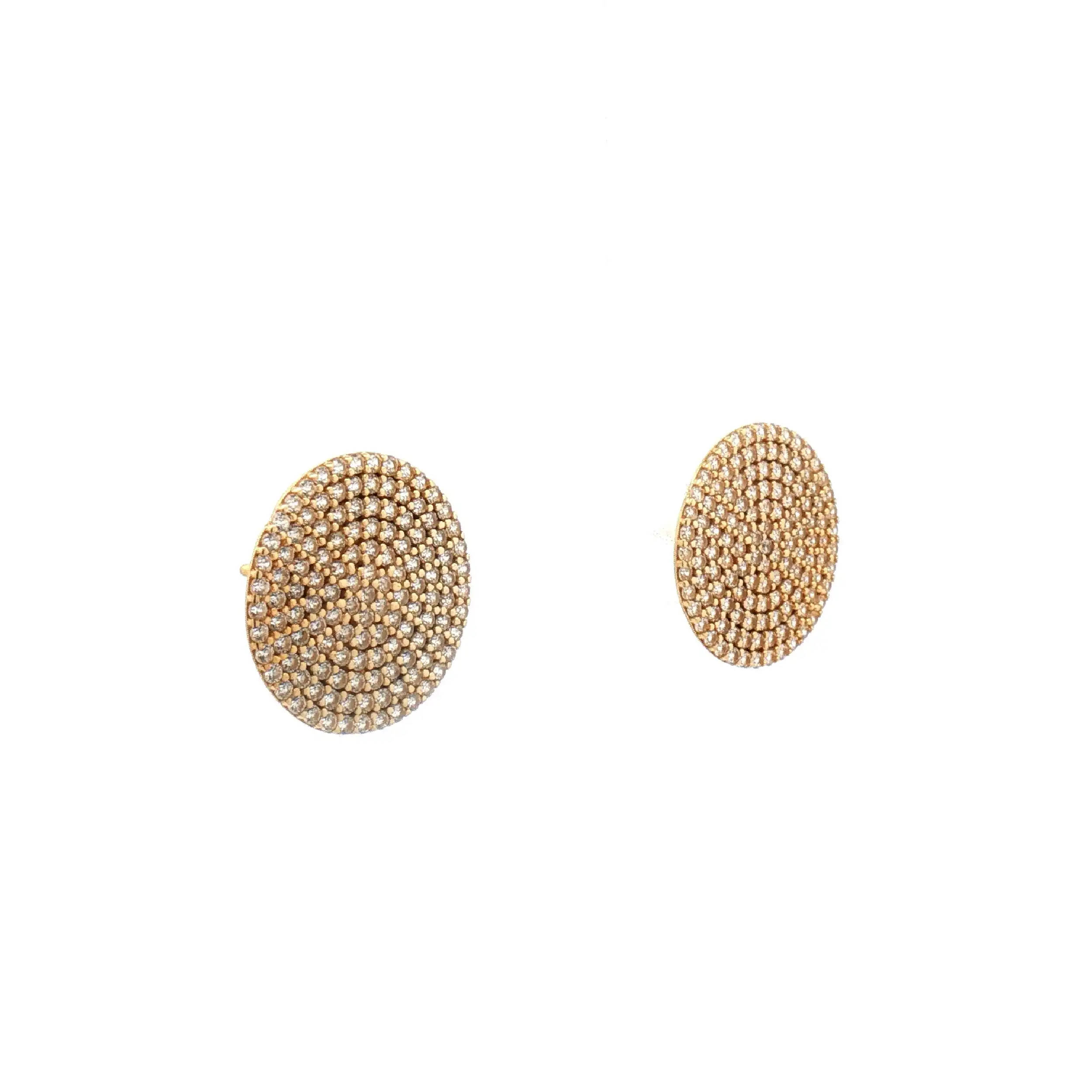 Ohrstecker Gelbgold mit Zirkonia