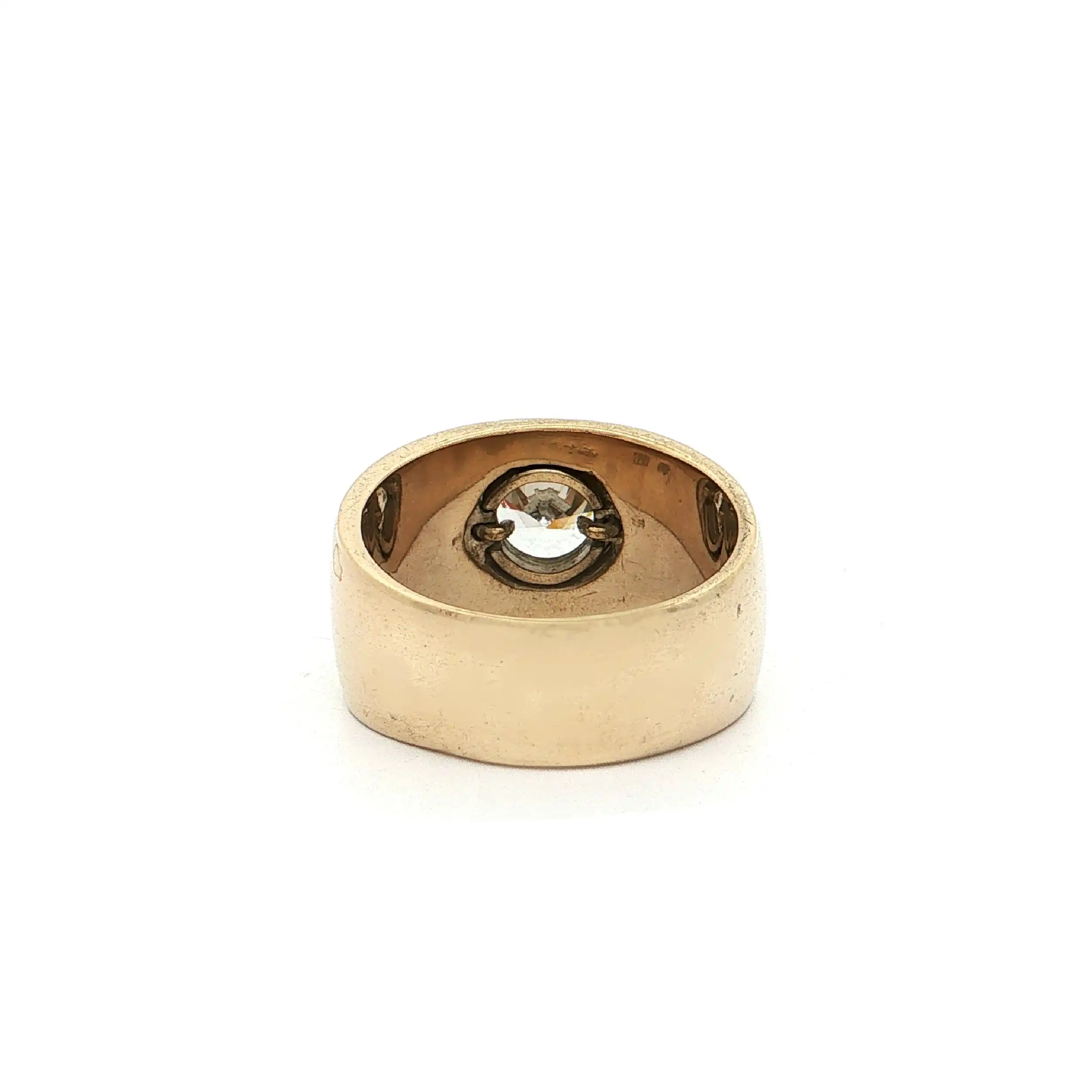 Ring Silber vergoldet mit Zirkonia