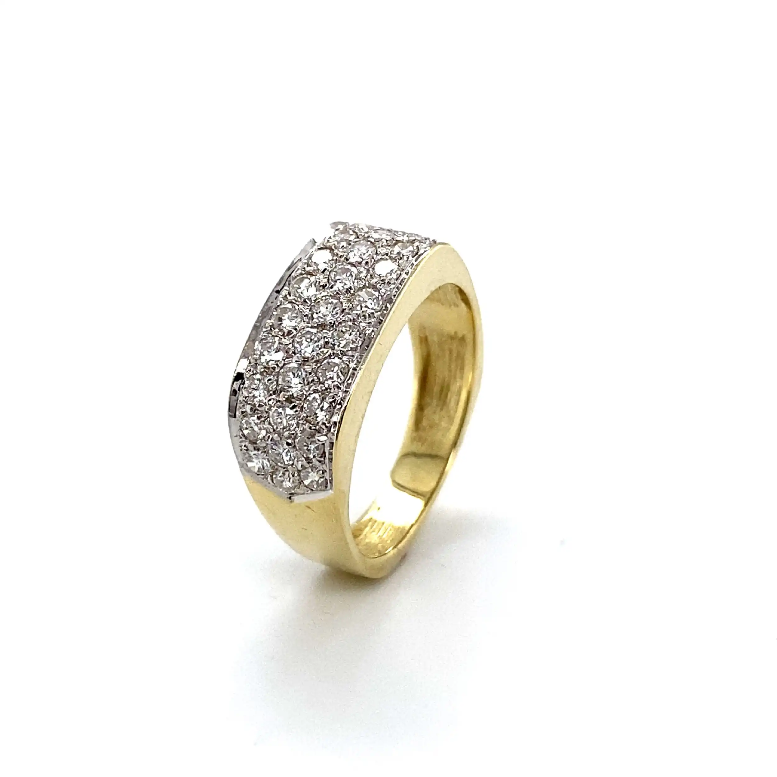 Ring Bicolor mit Brillanten Ring Bicolor mit Brillanten