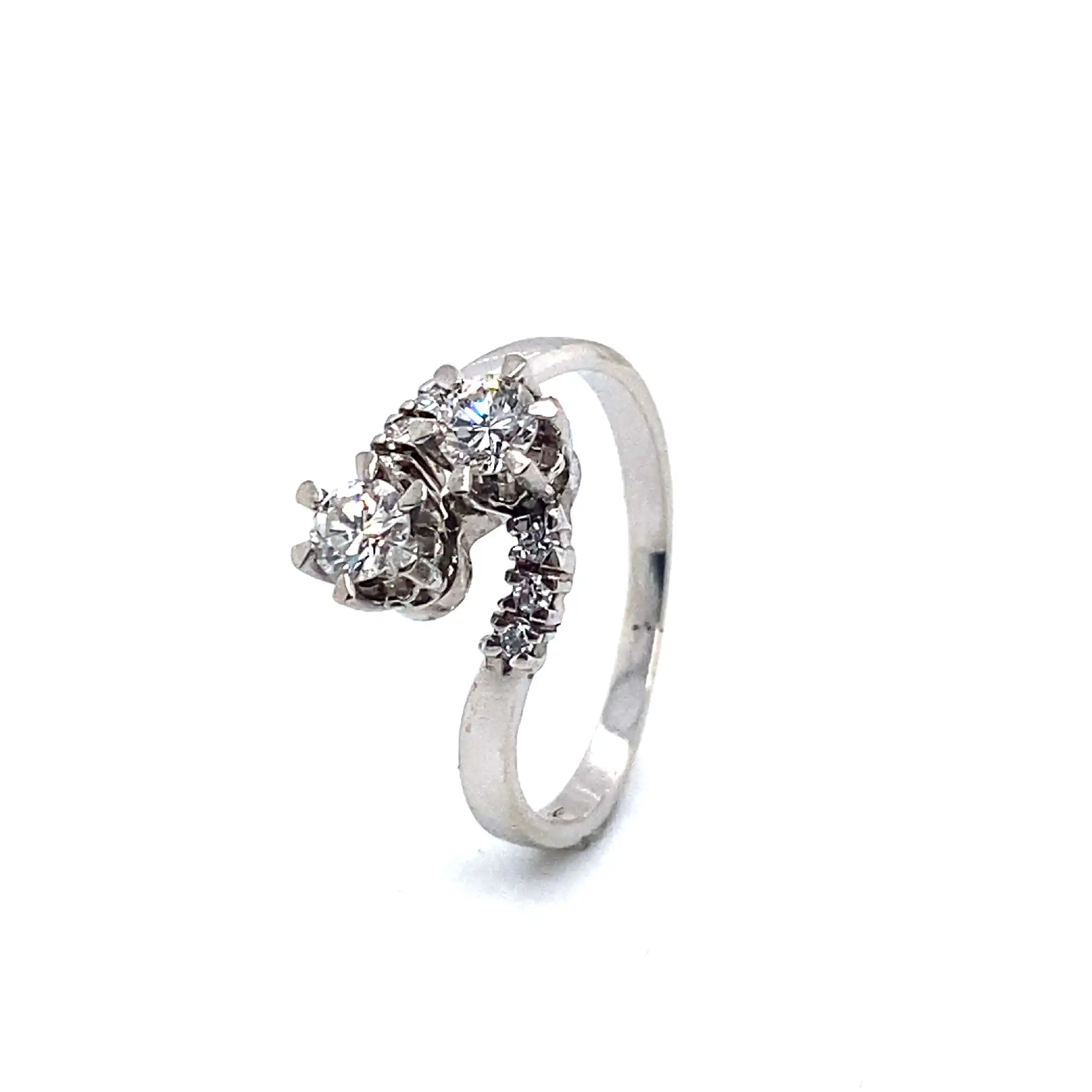 Ring Weißgold mit Brillanten Ring Weißgold mit Brillanten