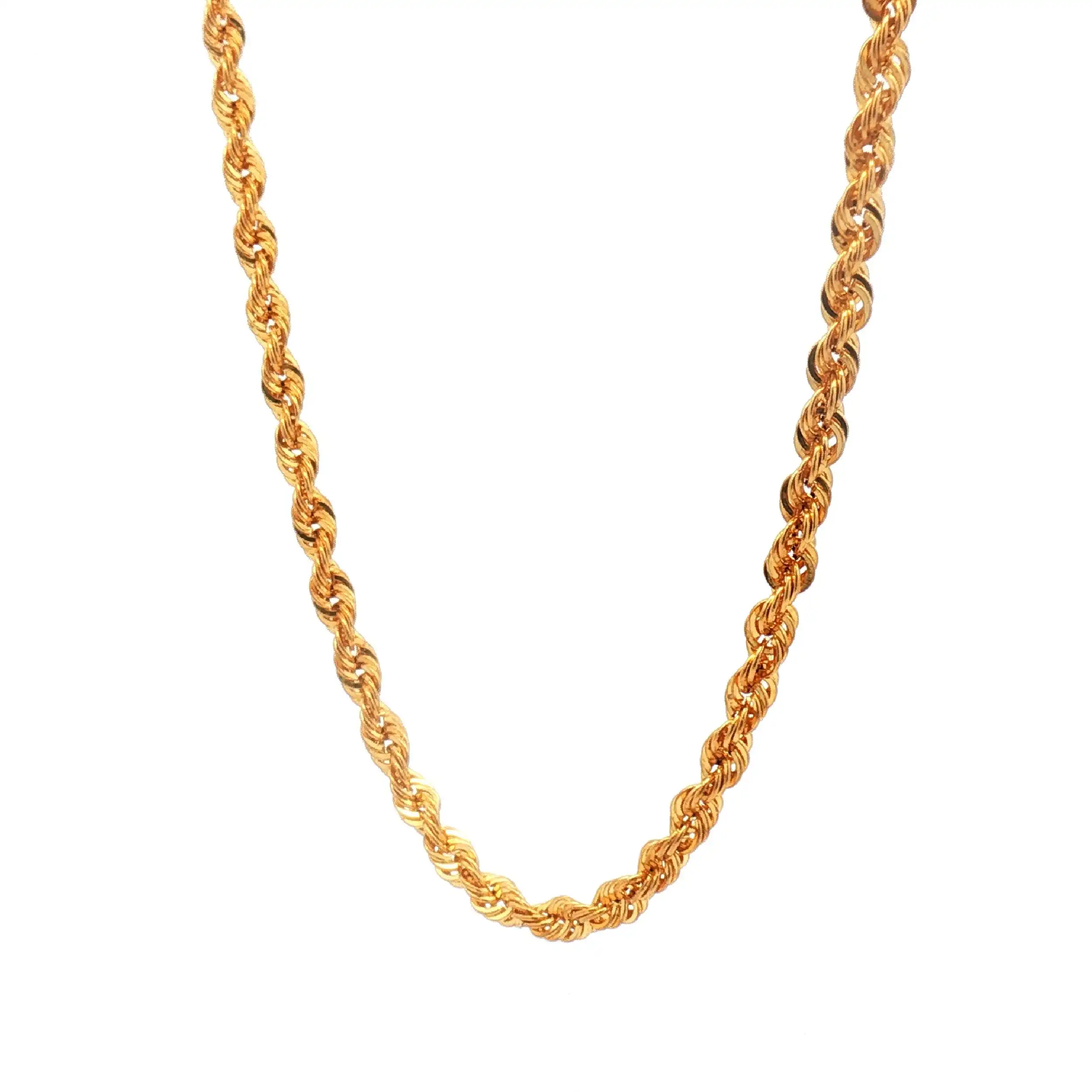 Kordelkette Gelbgold