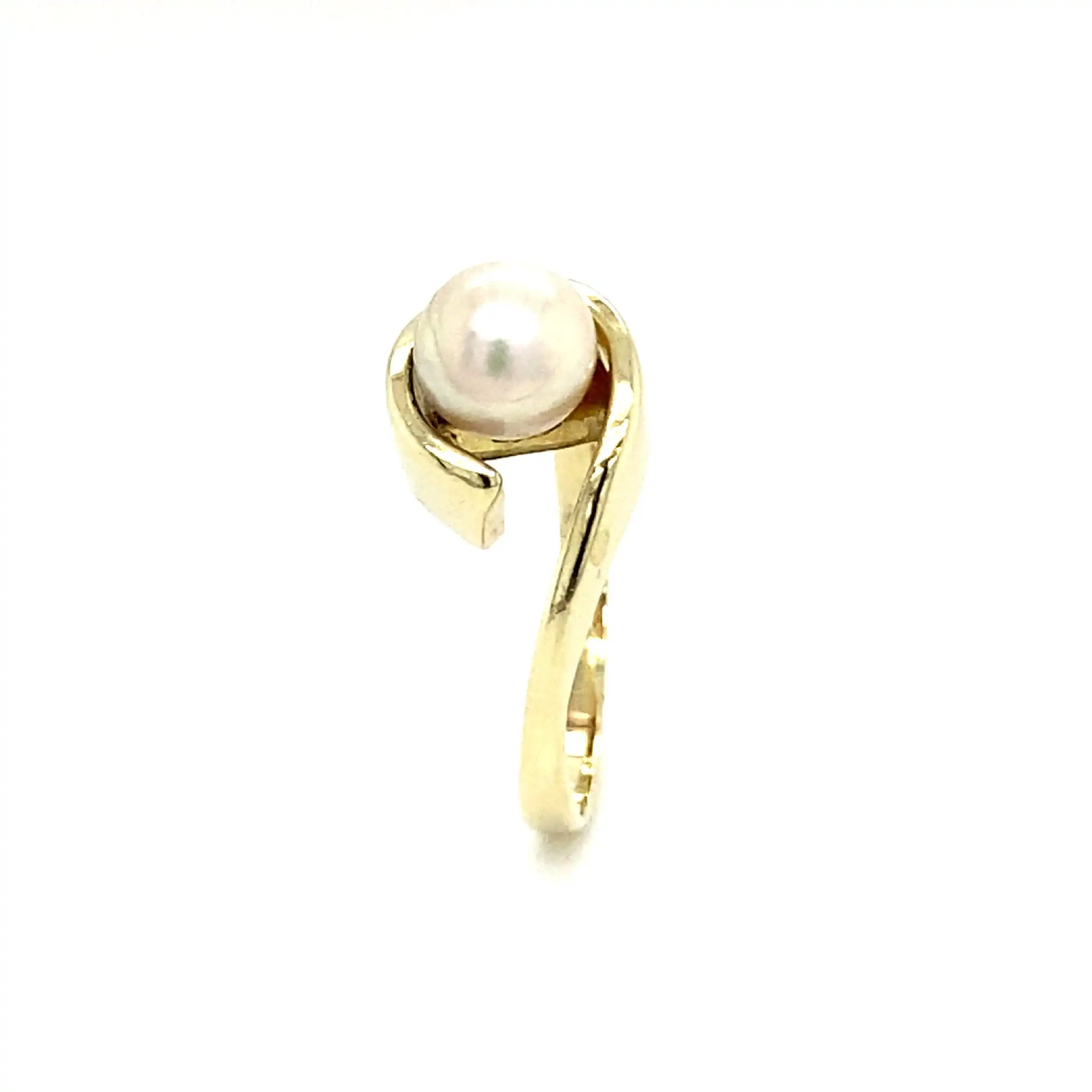 Ring Gelbgold mit Perle Ring Gelbgold mit Perle