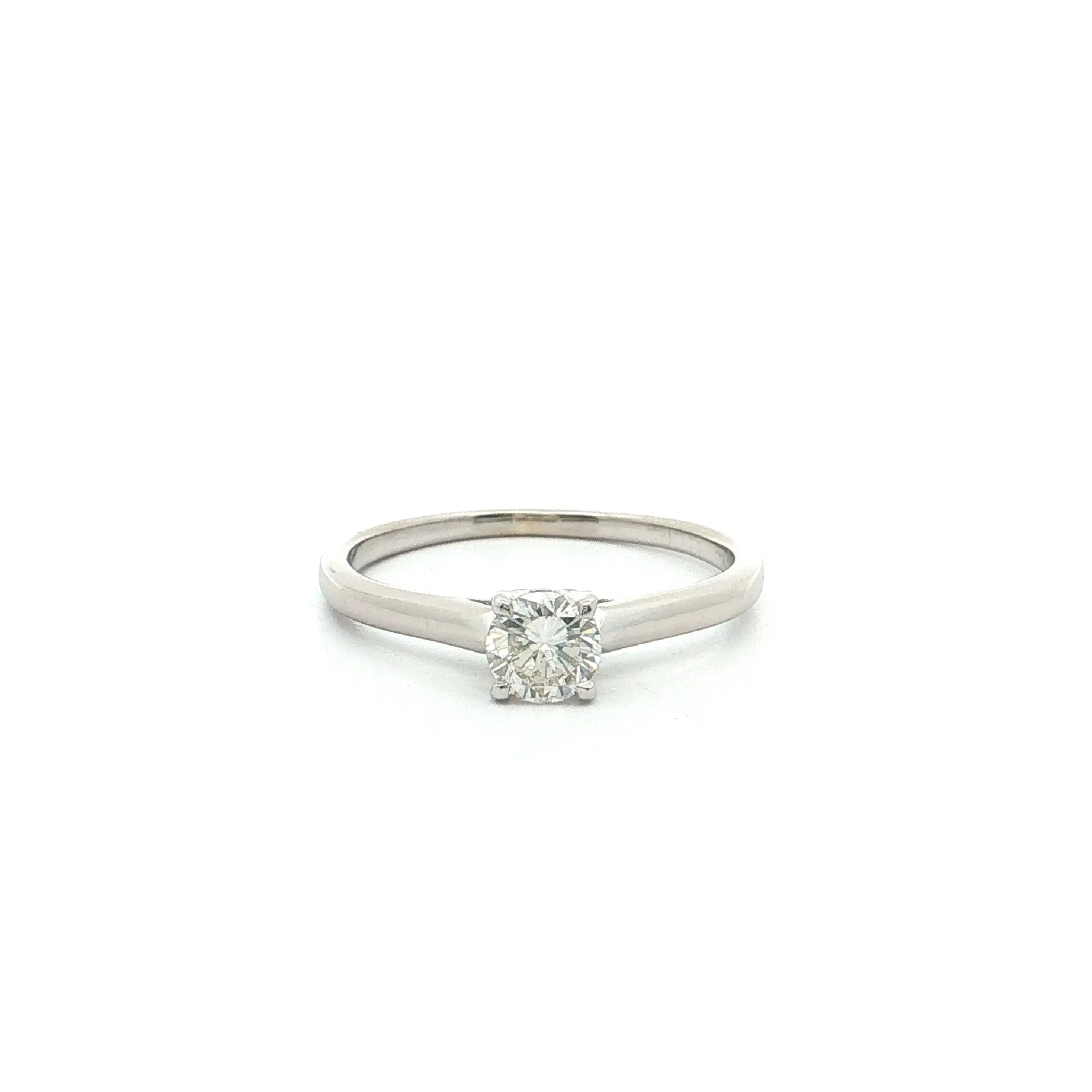Solitärring Weißgold mit Brillant Solitärring Weißgold mit Brillant