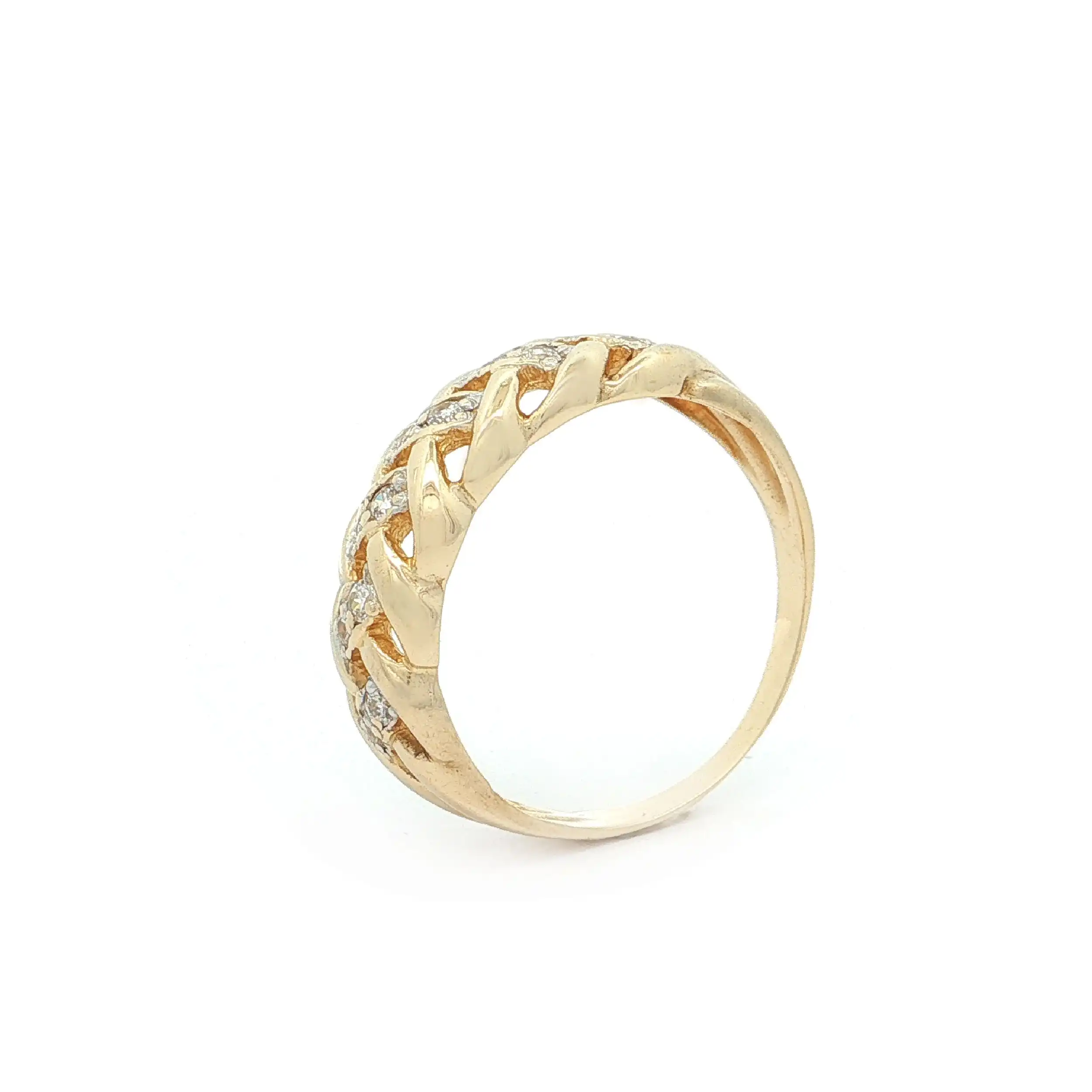 Ring Gelbgold mit Zirkonia Ring Gelbgold mit Zirkonia