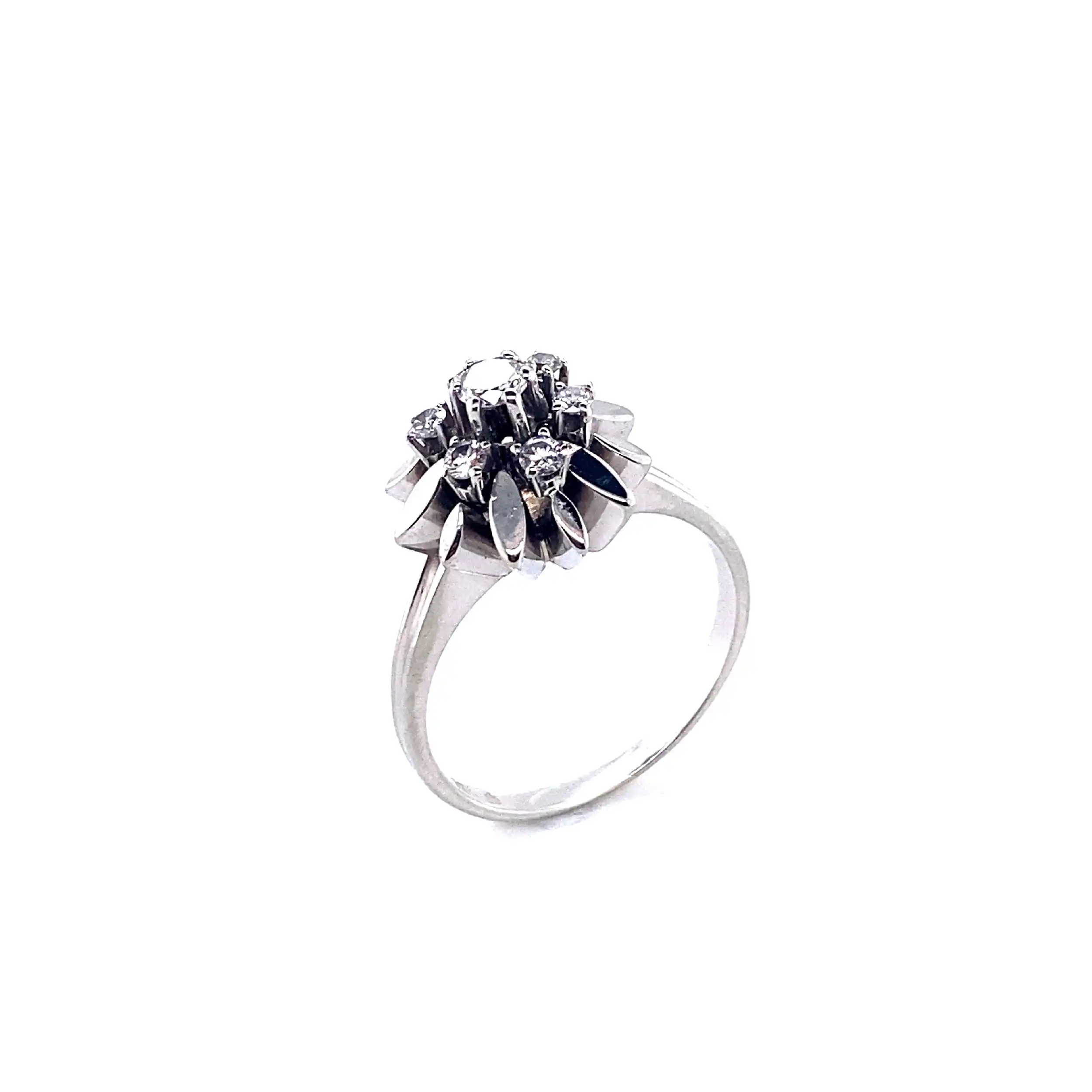 Ring Weißgold mit Brillanten Ring Weißgold mit Brillanten