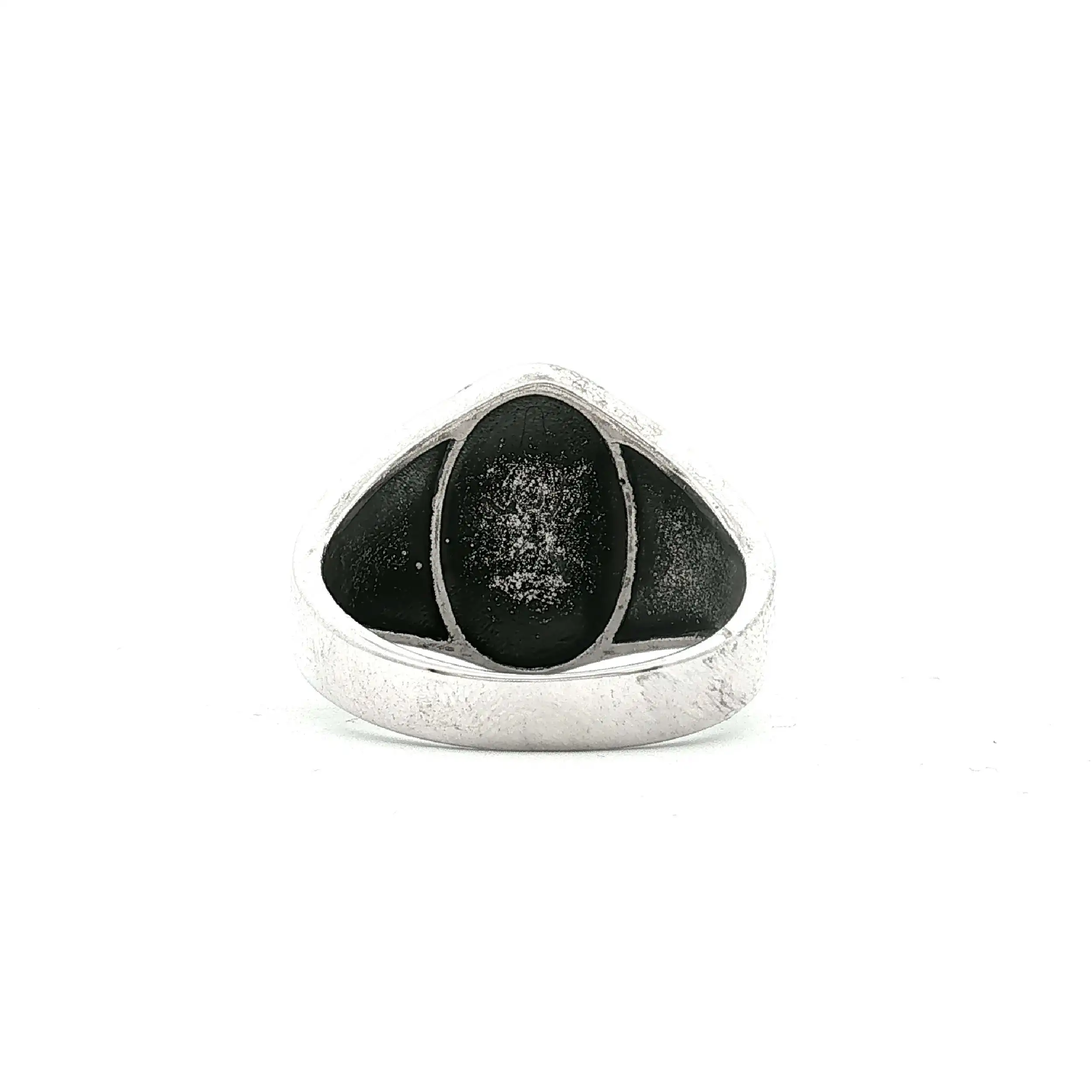 Herrenring Silber Muster