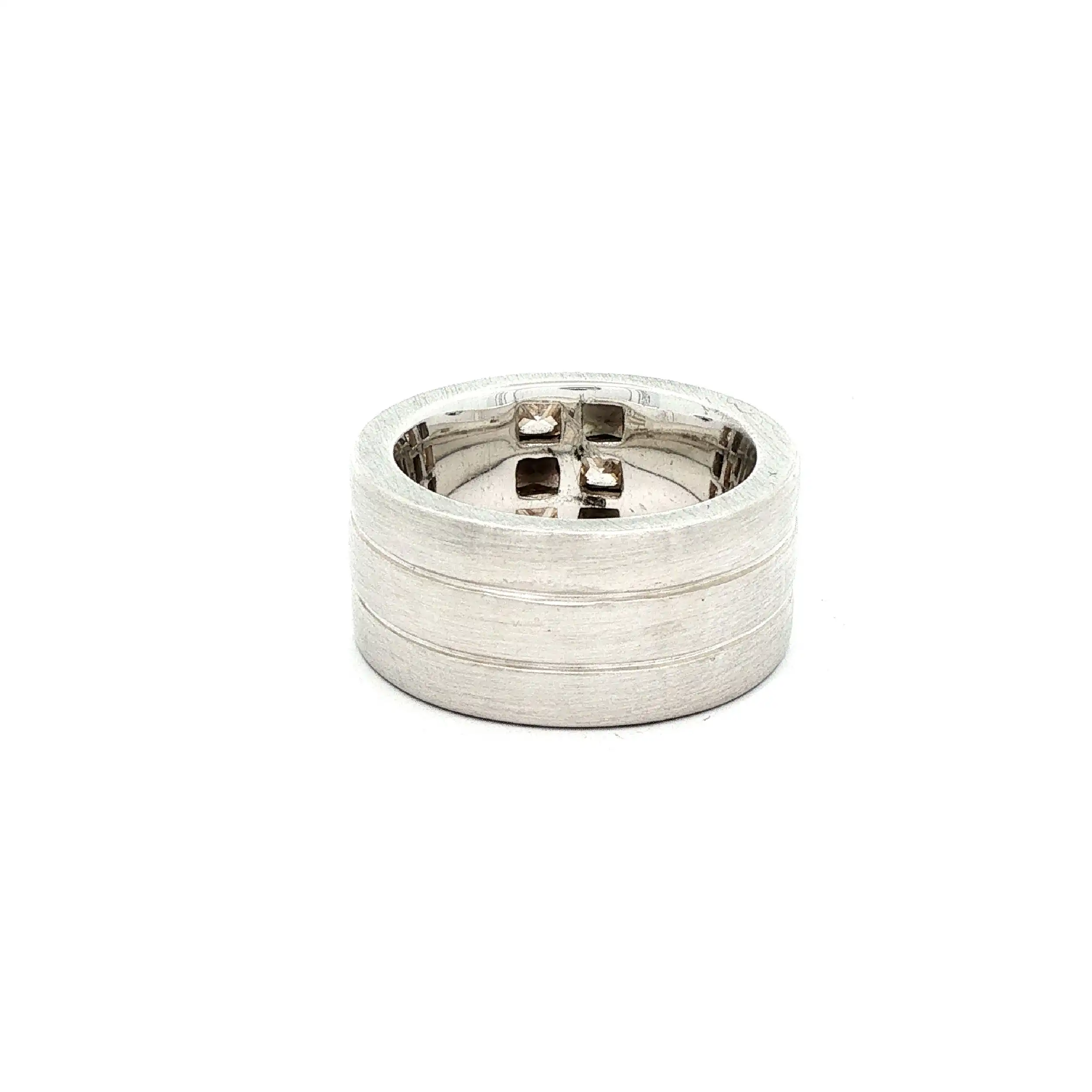 Ring Silber ESPRIT mit Zirkonia und braunen Farbsteinen