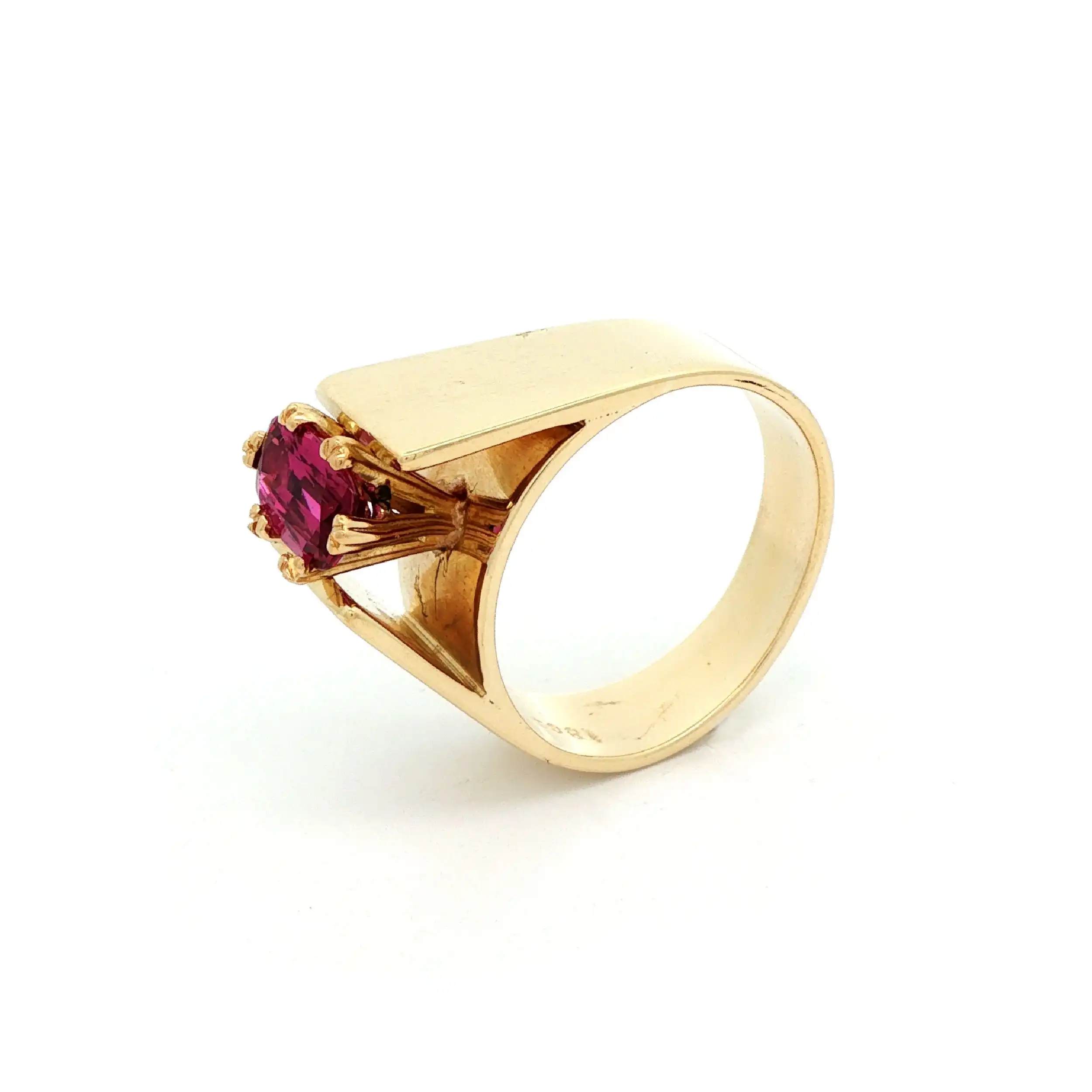 Ring Gelbgold mit Rubin
