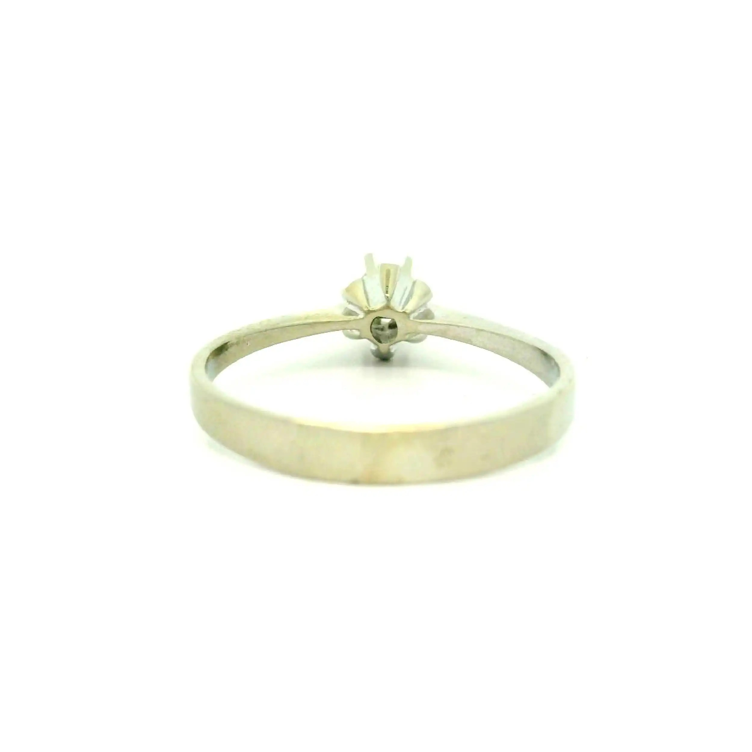 Ring Weißgold mit Brillant Solitär