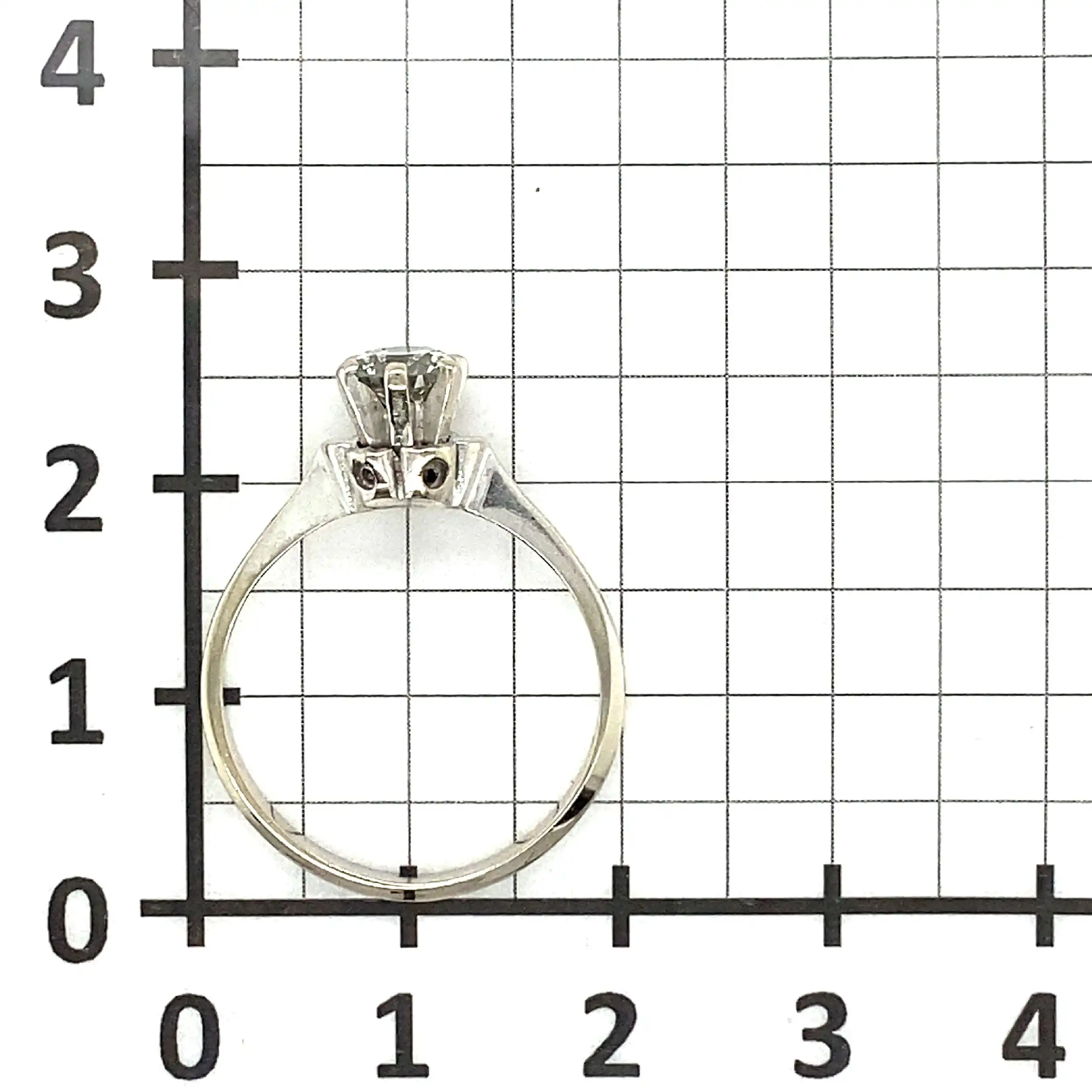 Ring Weißgold mit Brillant Ring Weißgold mit Brillant