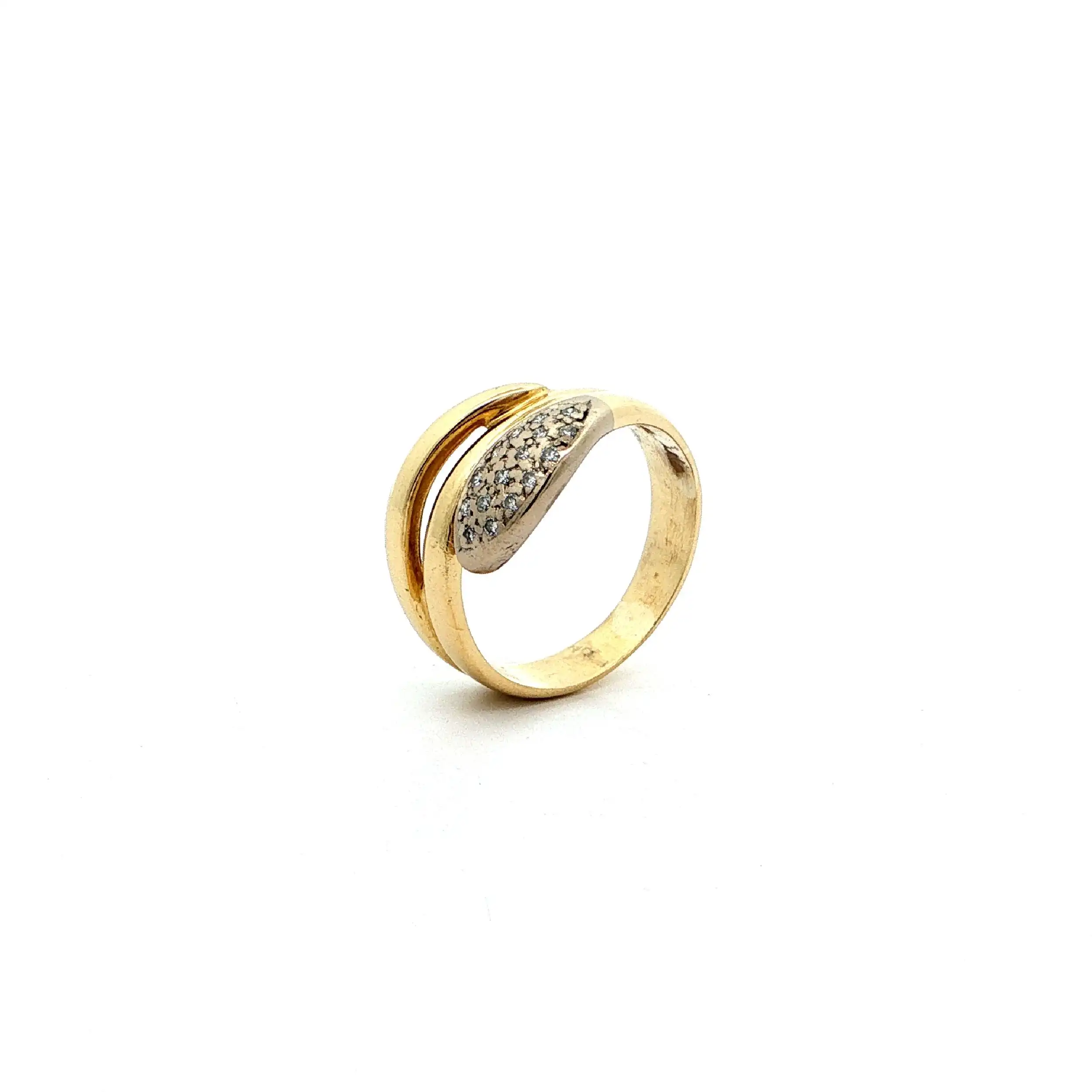 Ring Bicolor mit Brillanten Ring Bicolor mit Brillanten