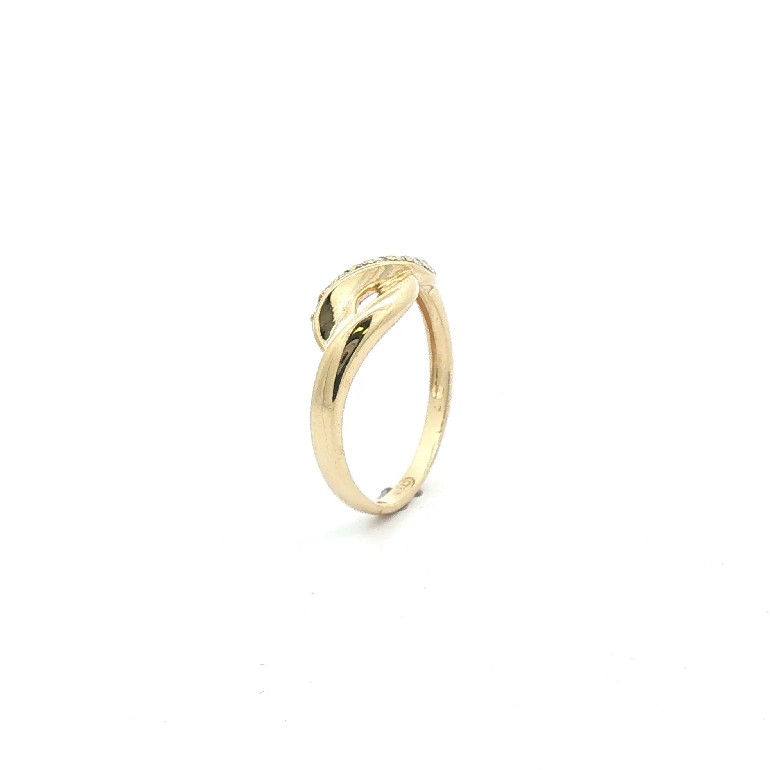 Ring Gelbgold mit Zirkonia Ring Gelbgold mit Zirkonia