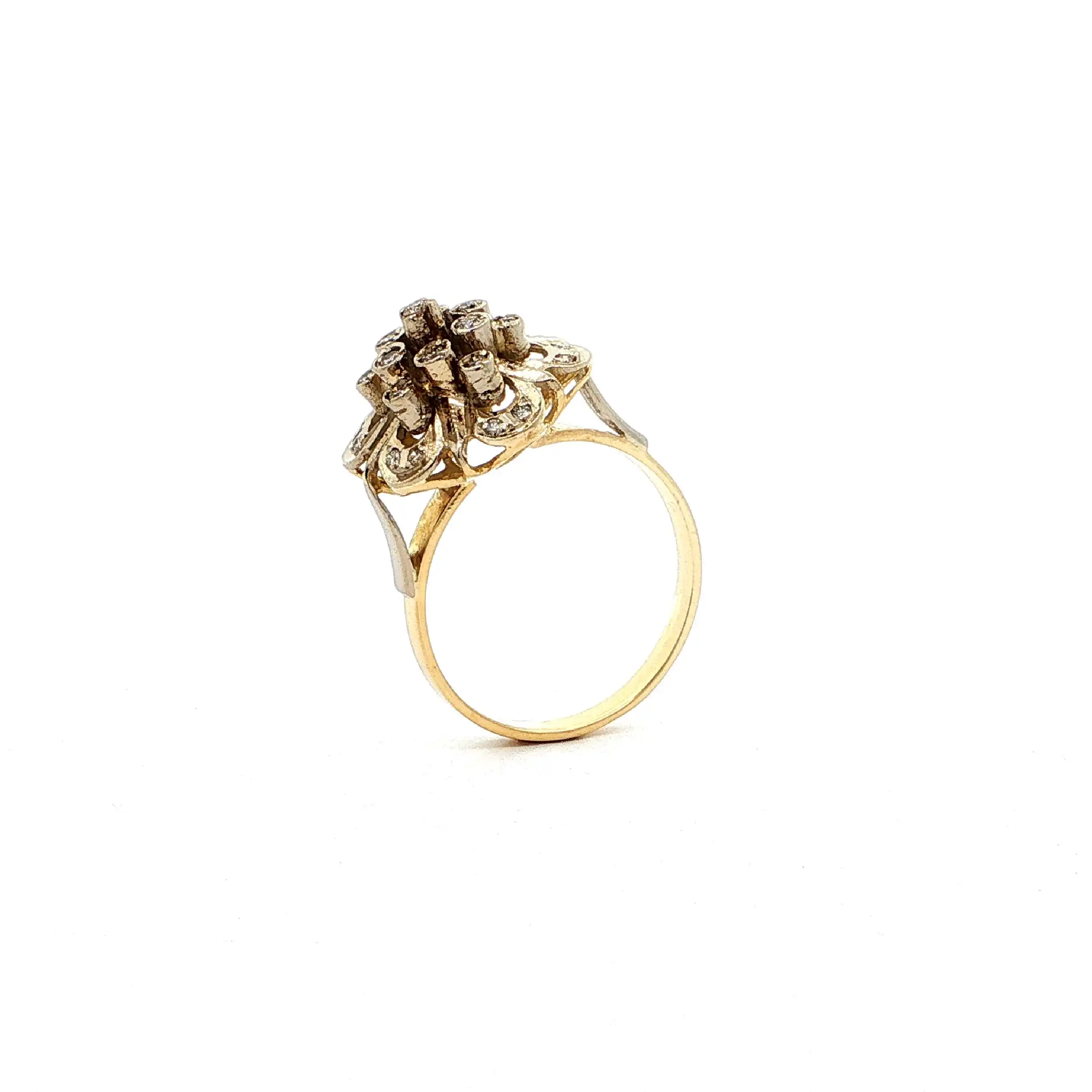 Ring Gelbgold mit Brillanten