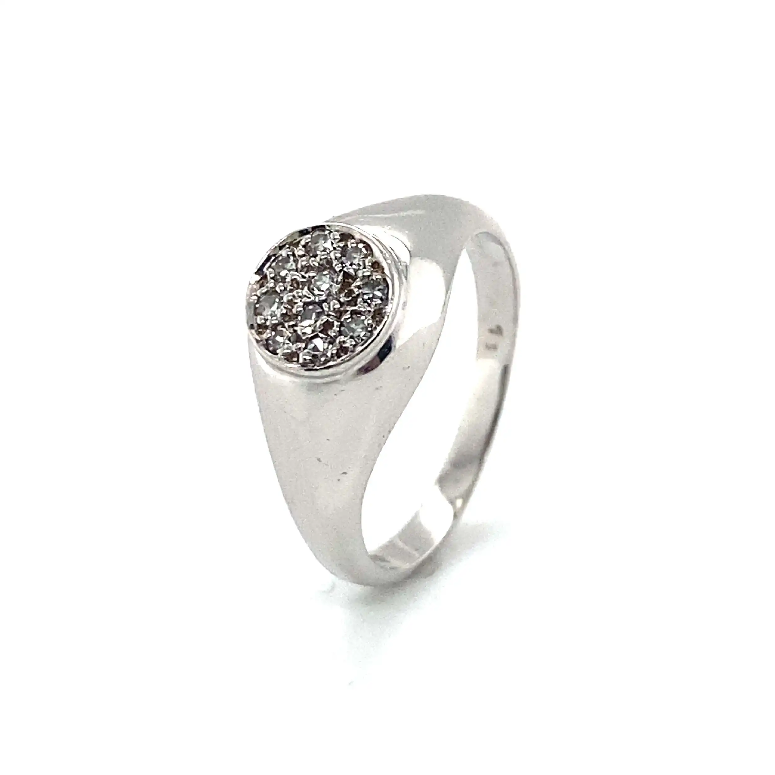 Ring Weißgold mit Diamanten Ring Weißgold mit Diamanten