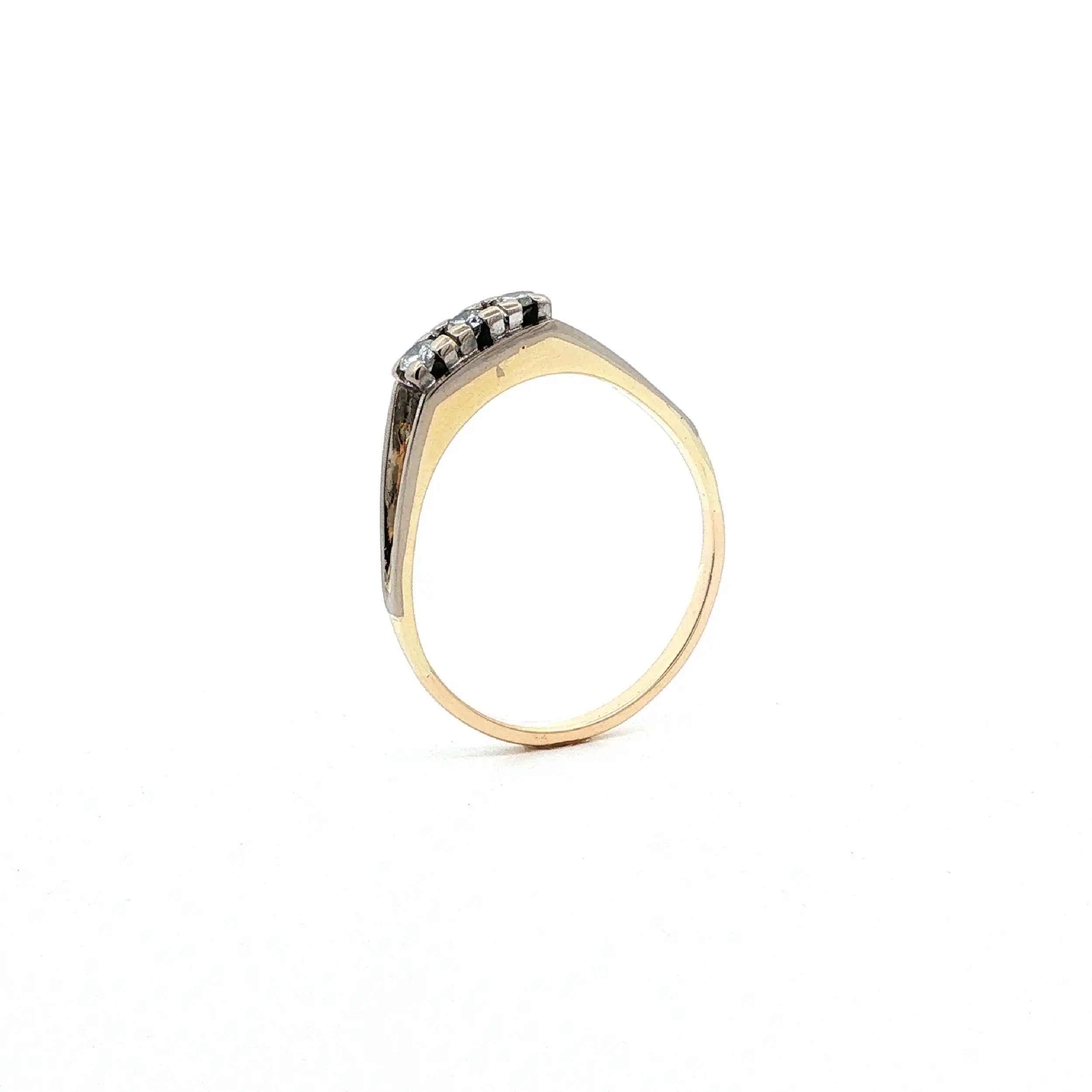 Ring Bicolor mit Brillanten Ring Bicolor mit Brillanten