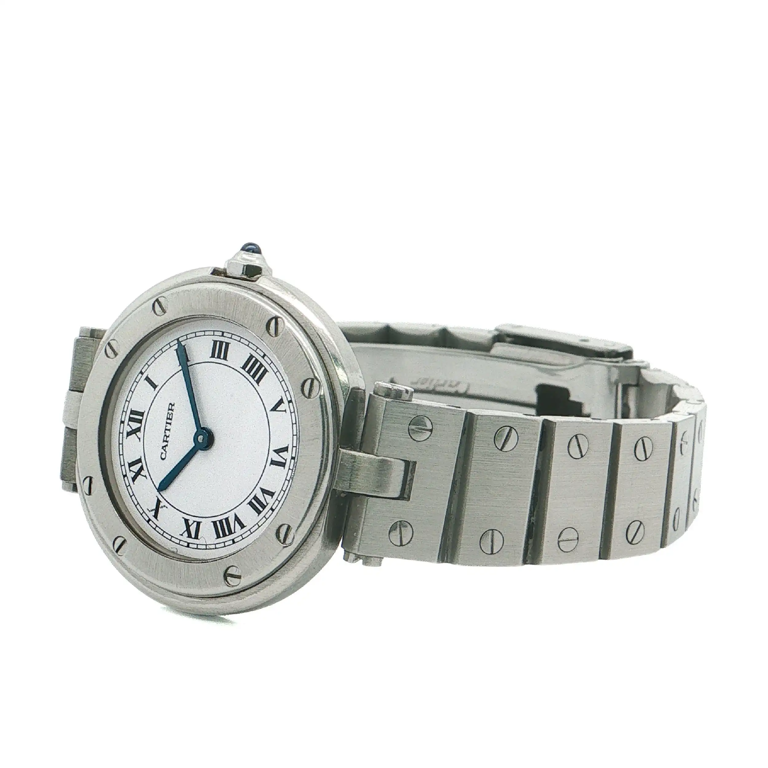 Damenuhr Cartier Santos Vendome Stahl Ref.8192 Damenuhr Cartier Santos Vendome Stahl Ref.8192