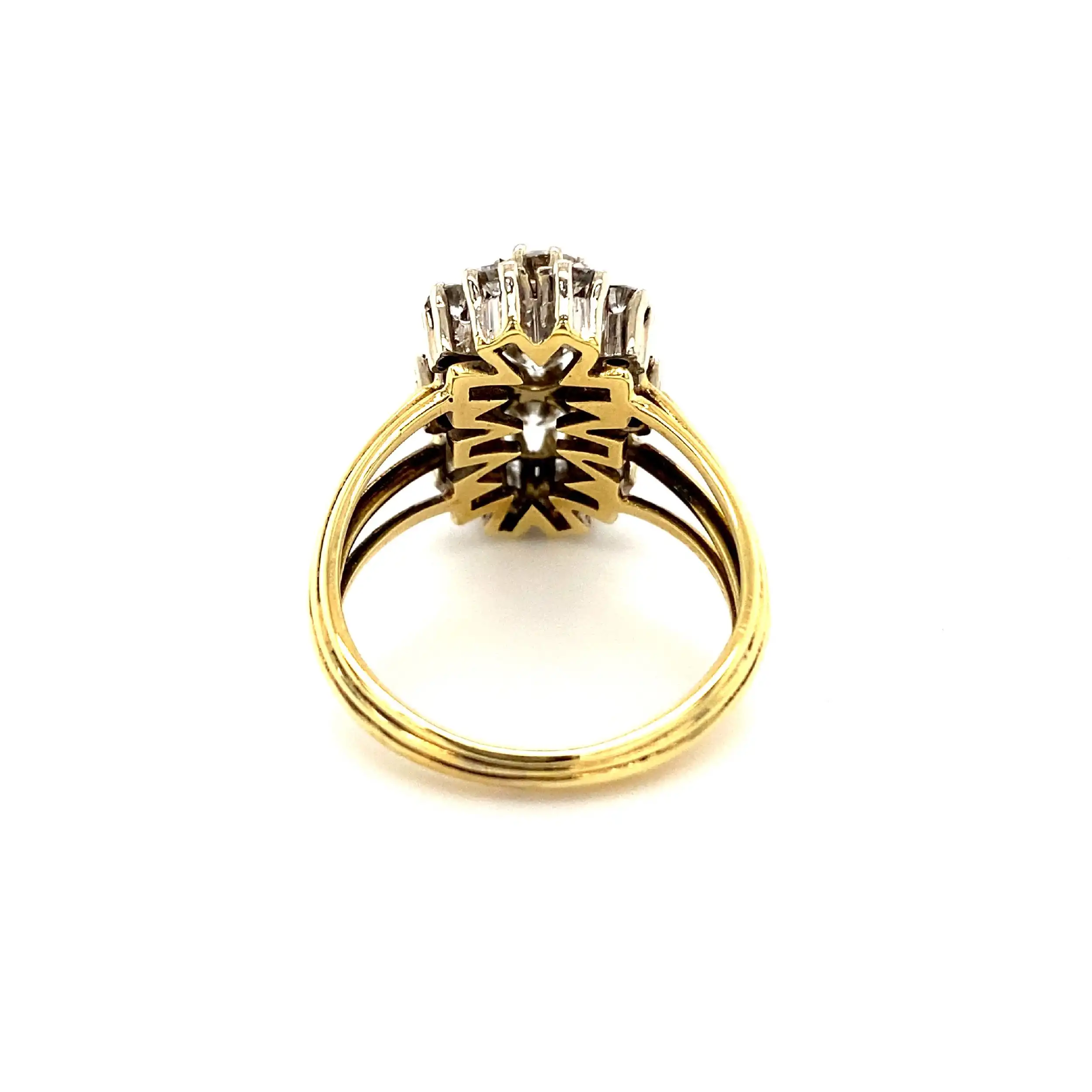 Ring Bicolor mit Brillanten Ring Bicolor mit Brillanten