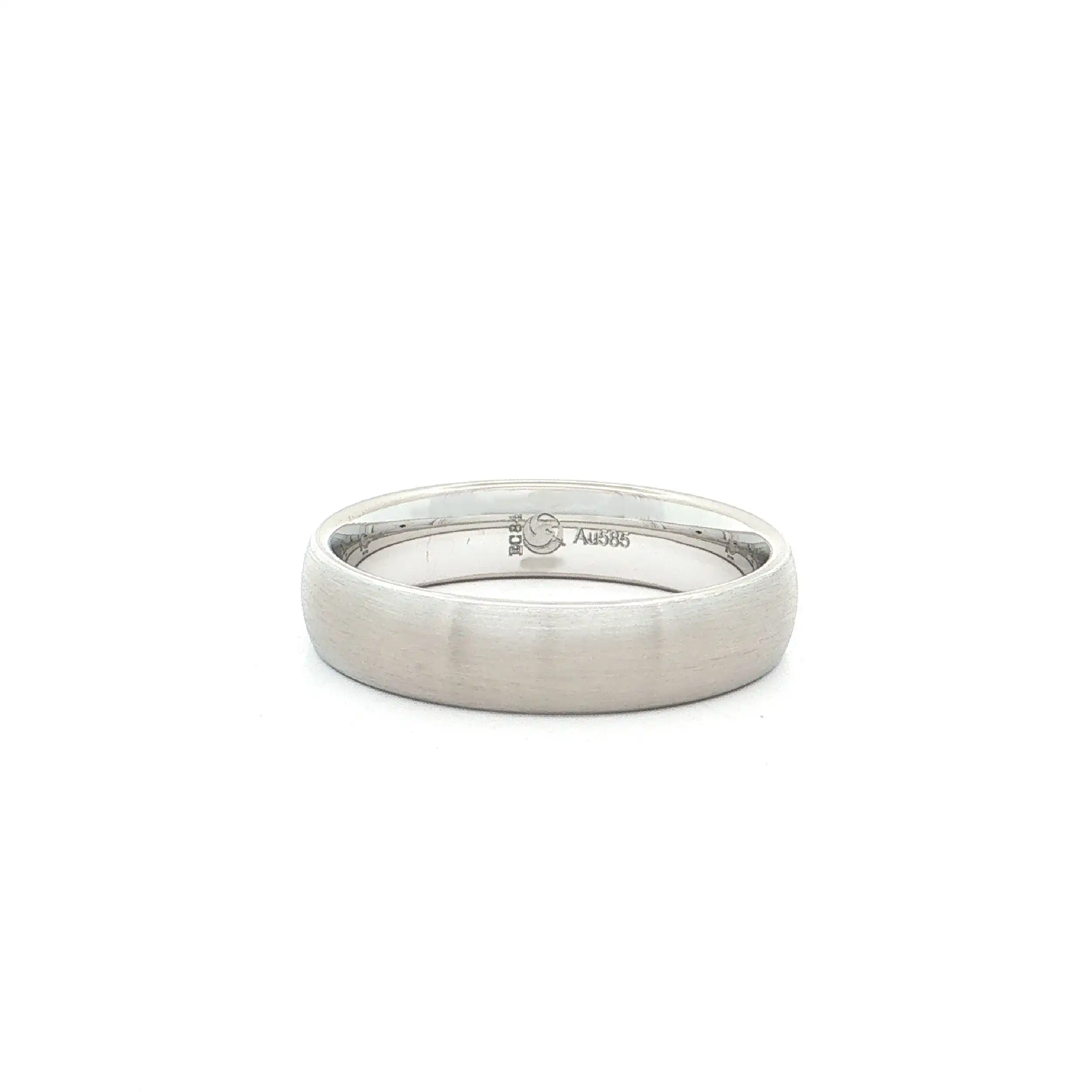 Ring Weißgold mattiert