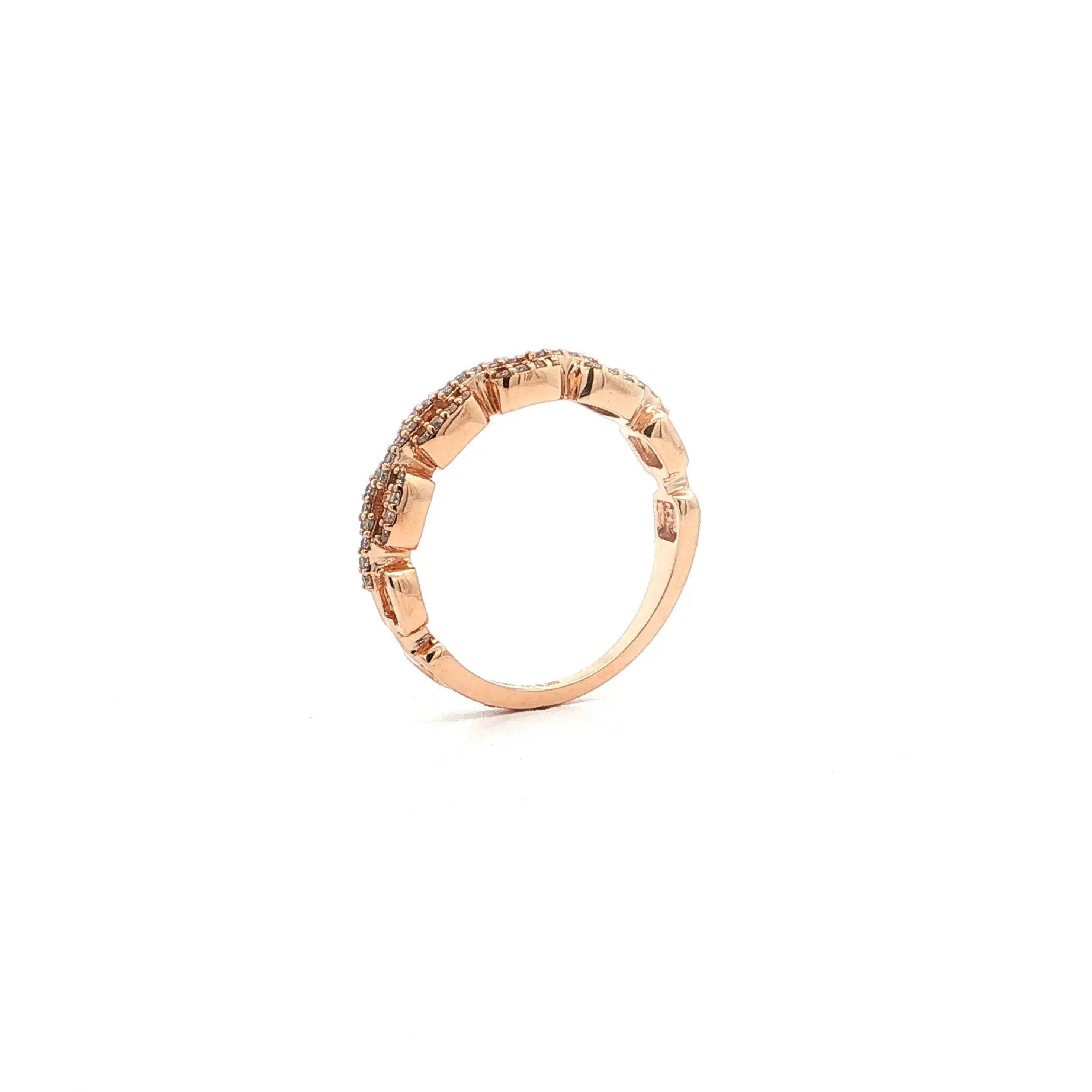 Ring Roségold mit Brillanten 0,20ct. TW/SI Ring Roségold mit Brillanten 0,20ct. TW/SI