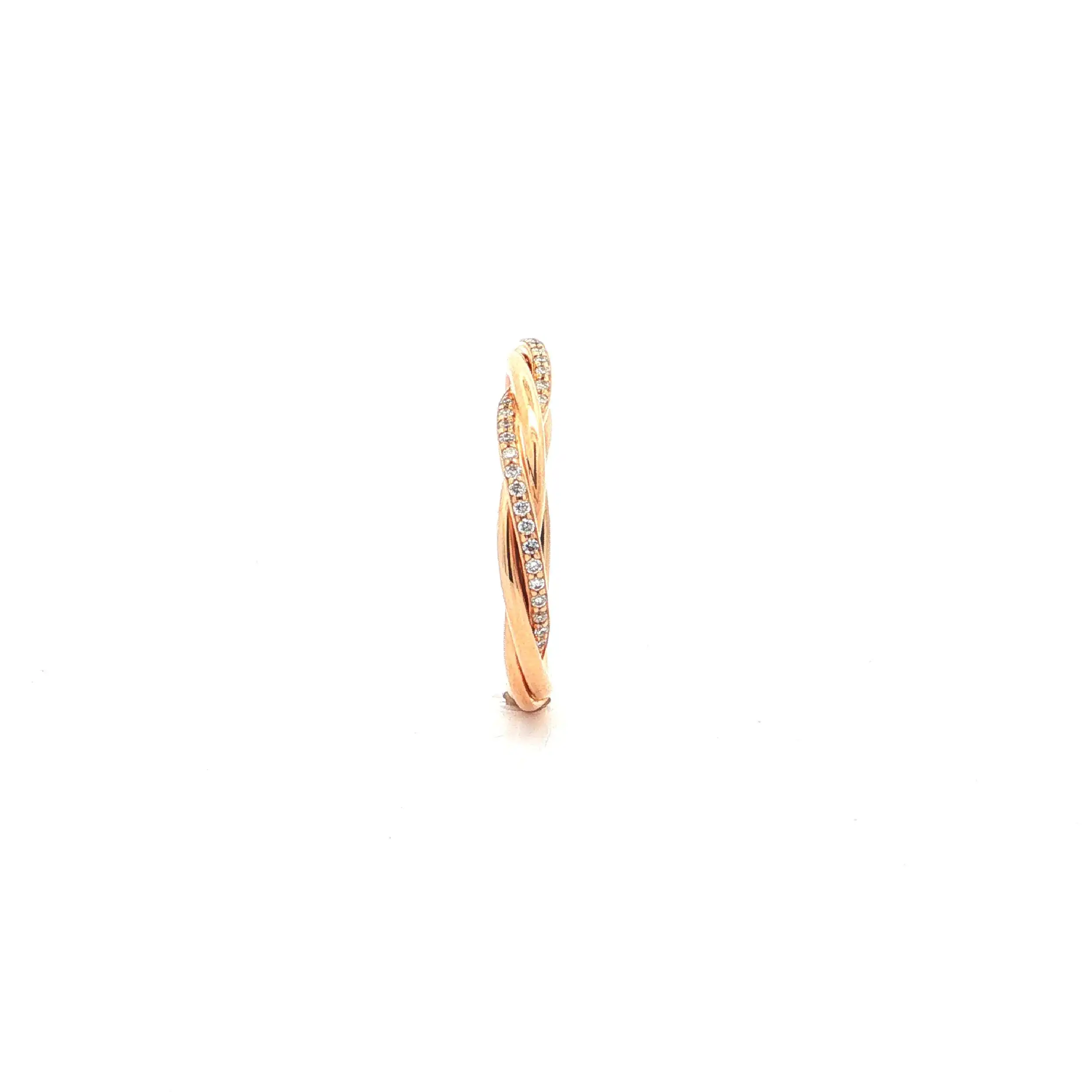 Ring Roségold mit Brillanten 0,07ct. TW/SI Ring Roségold mit Brillanten 0,07ct. TW/SI