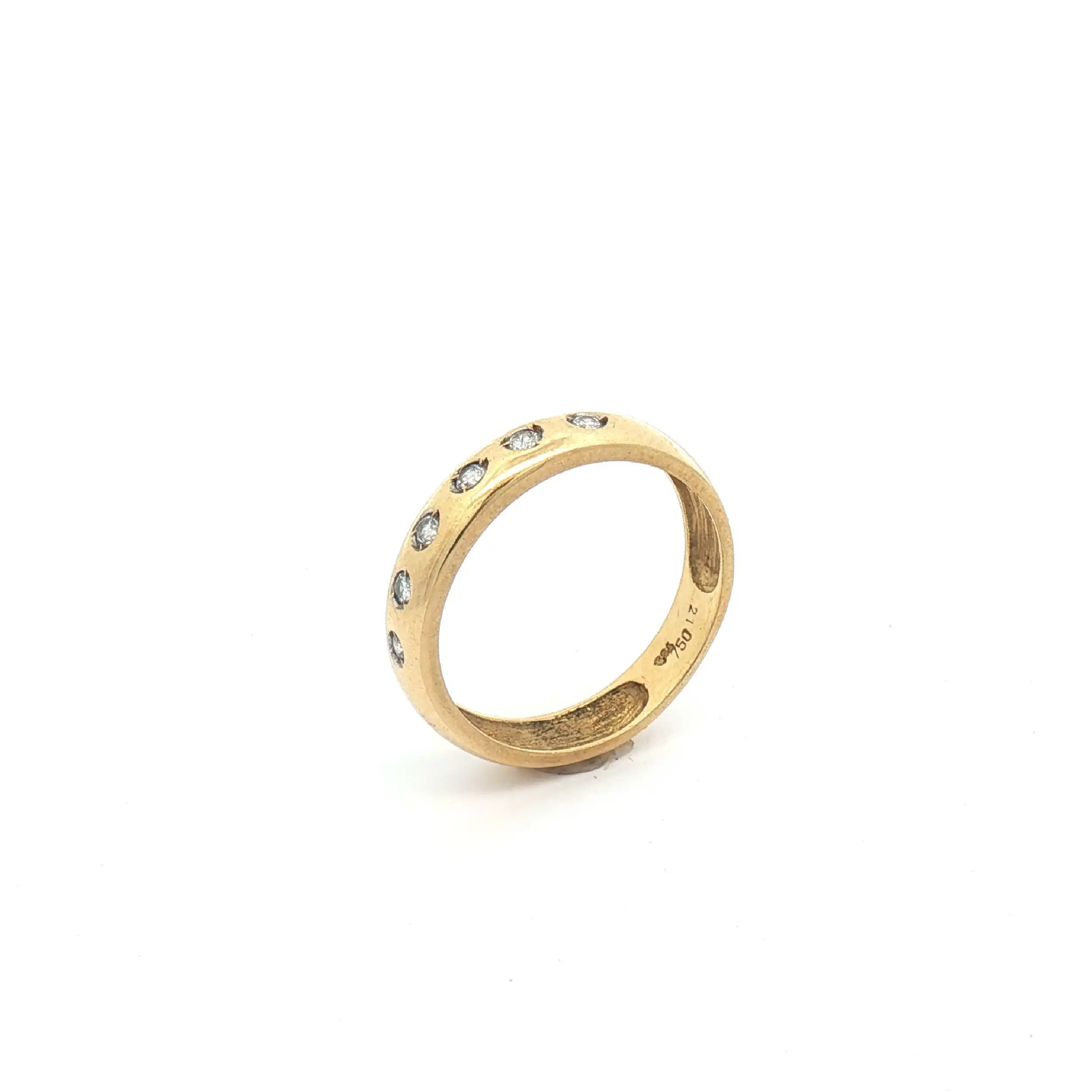 Ring Gelbgold mit Brillanten