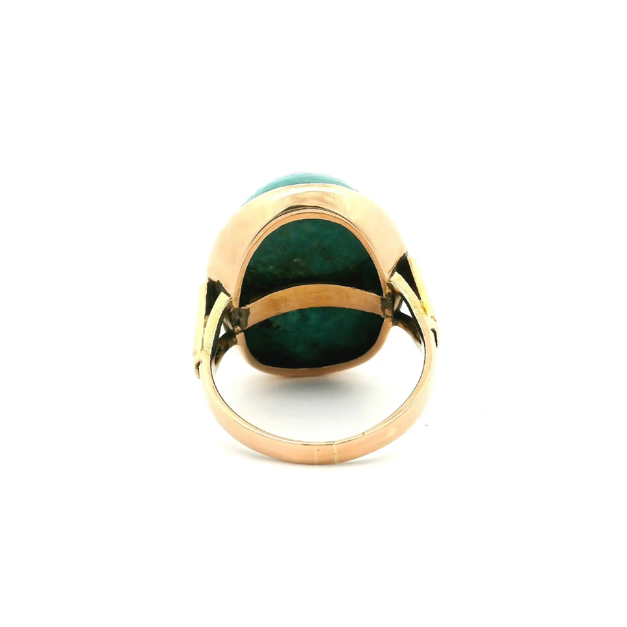 Ring Roségold mit Türkis Cabochon
