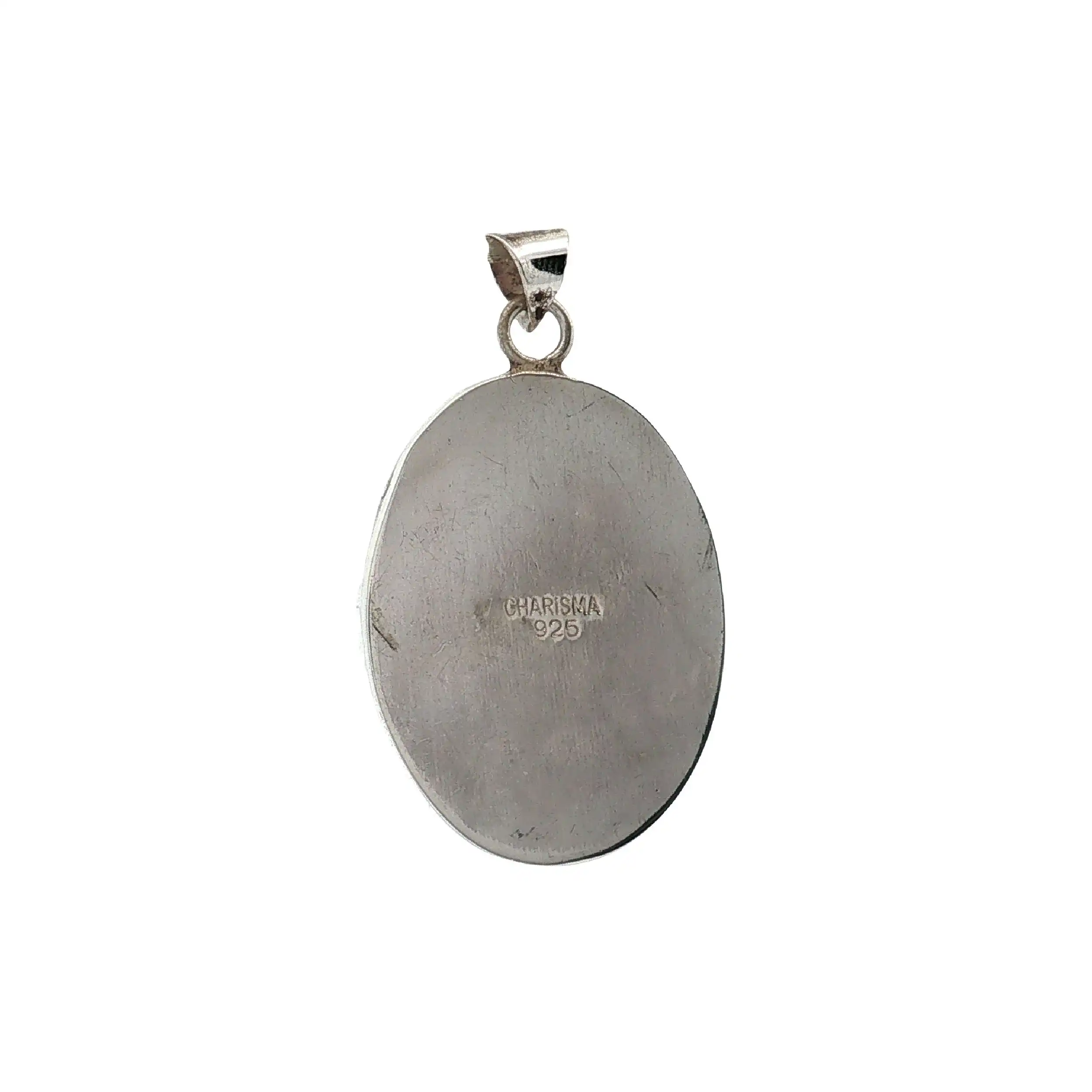Anhänger Silber mit grünem Onyx