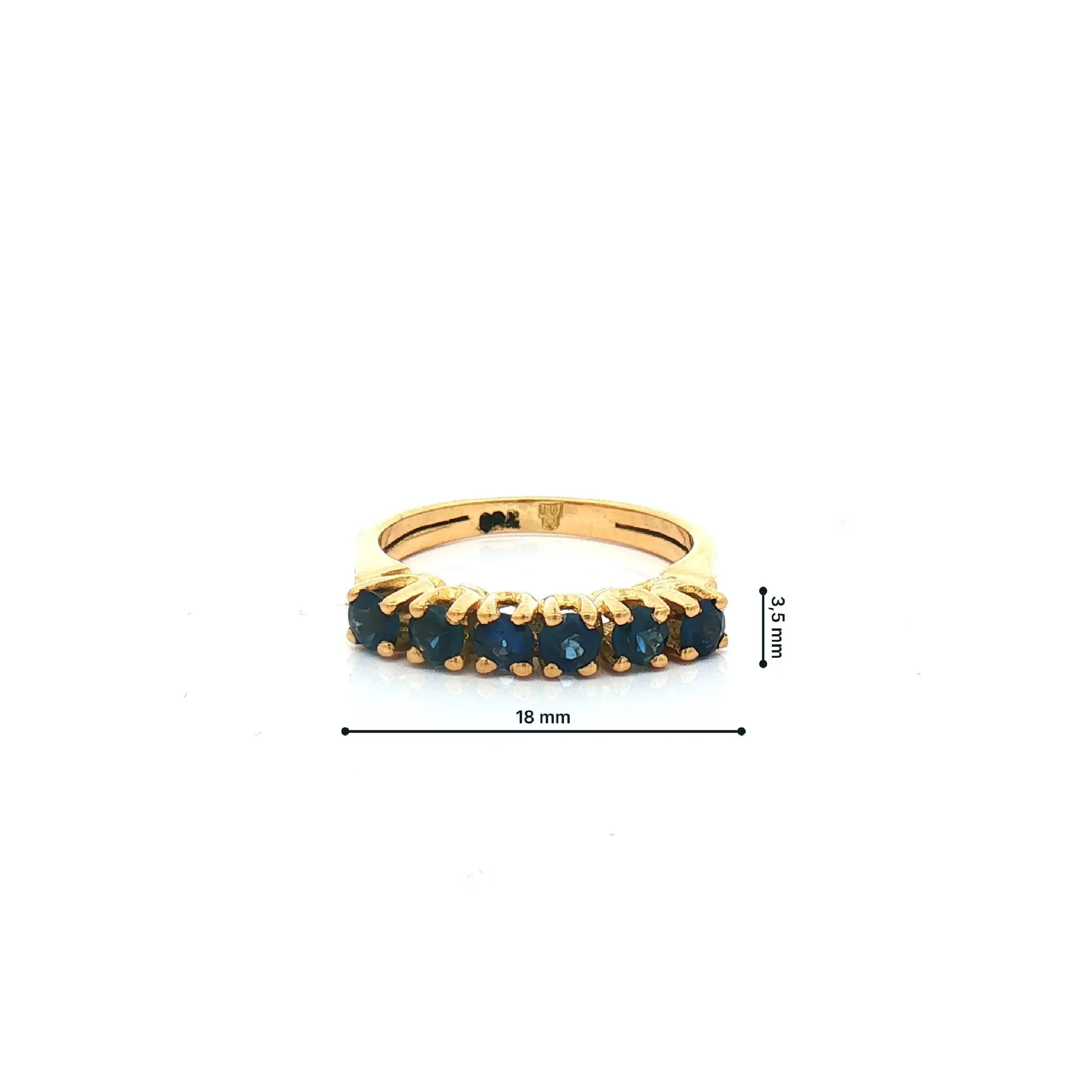 Ring Gelbgold mit Saphir Ring Gelbgold mit Saphir