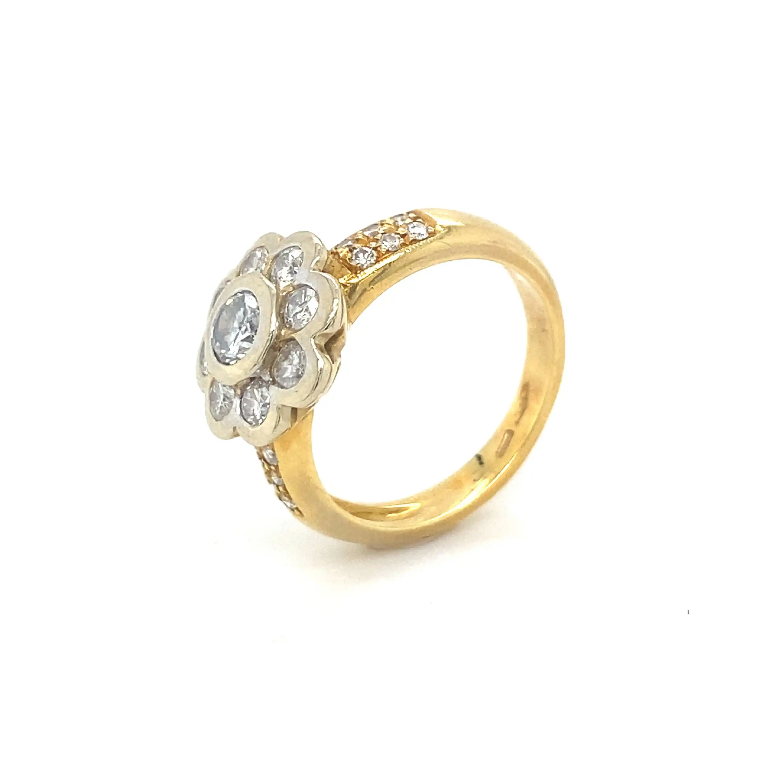 Ring Bicolor mit Brillanten Ring Bicolor mit Brillanten