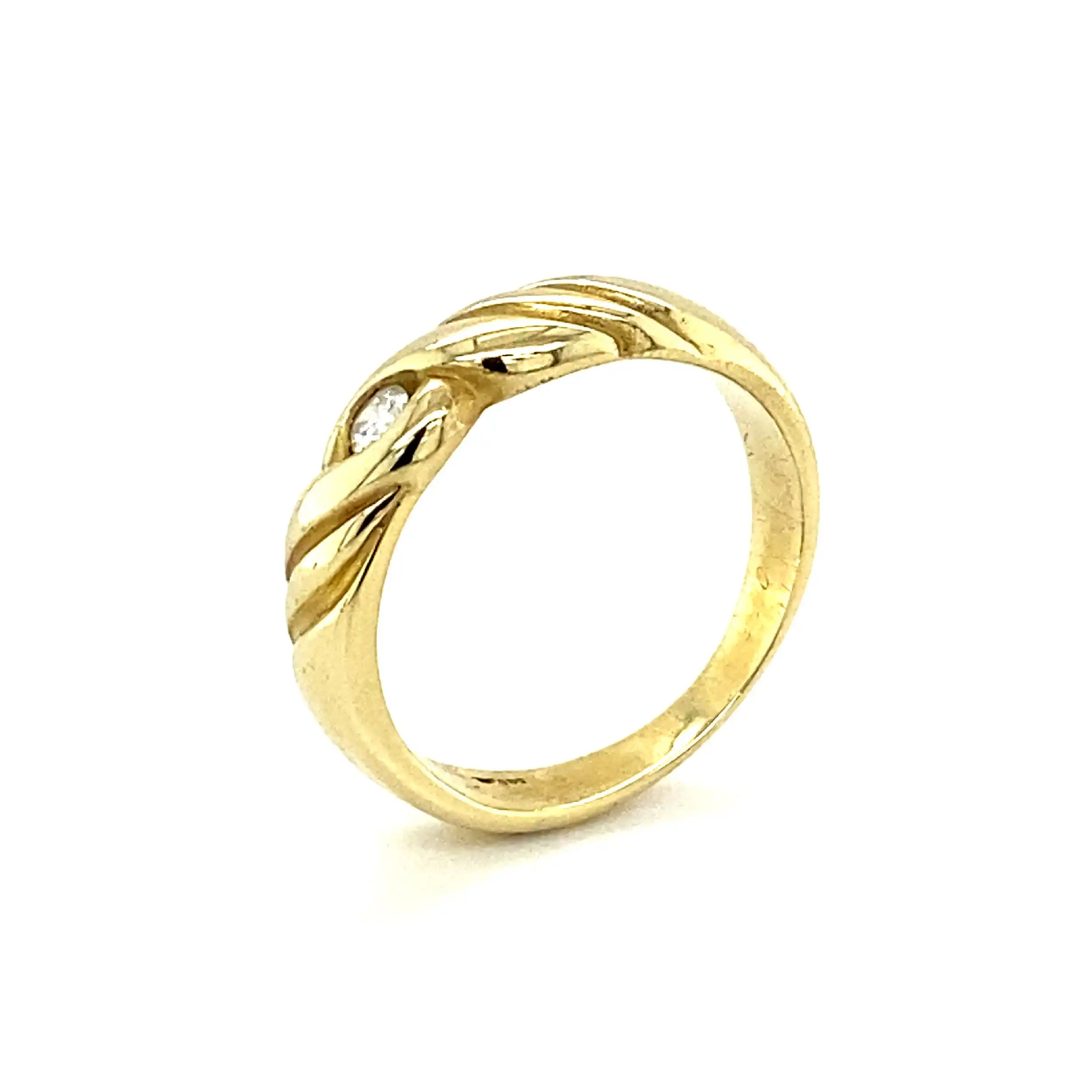 Ring Gelbgold mit Brillanten Ring Gelbgold mit Brillanten