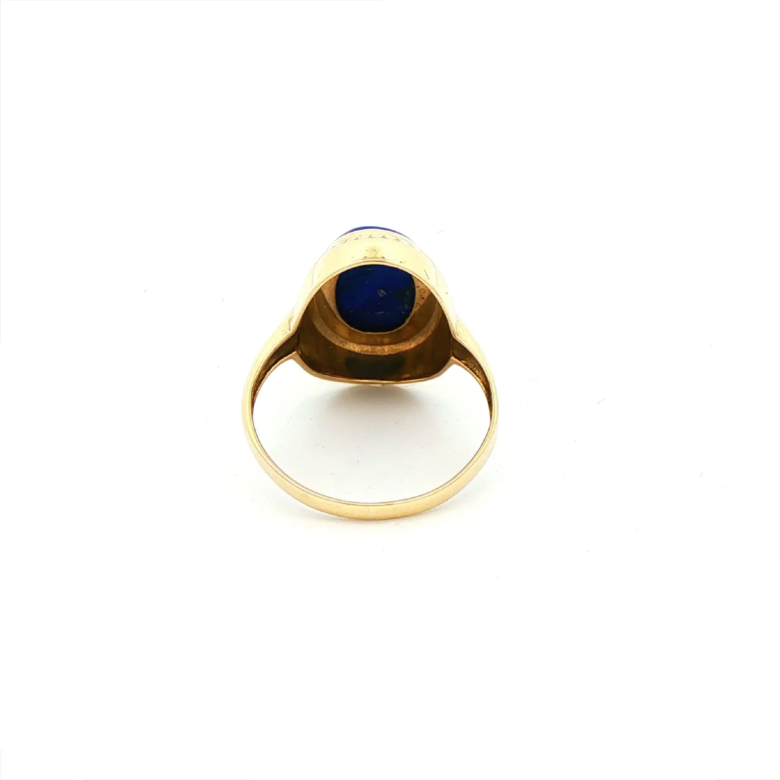 Ring Gelbgold mit Lapislazuli