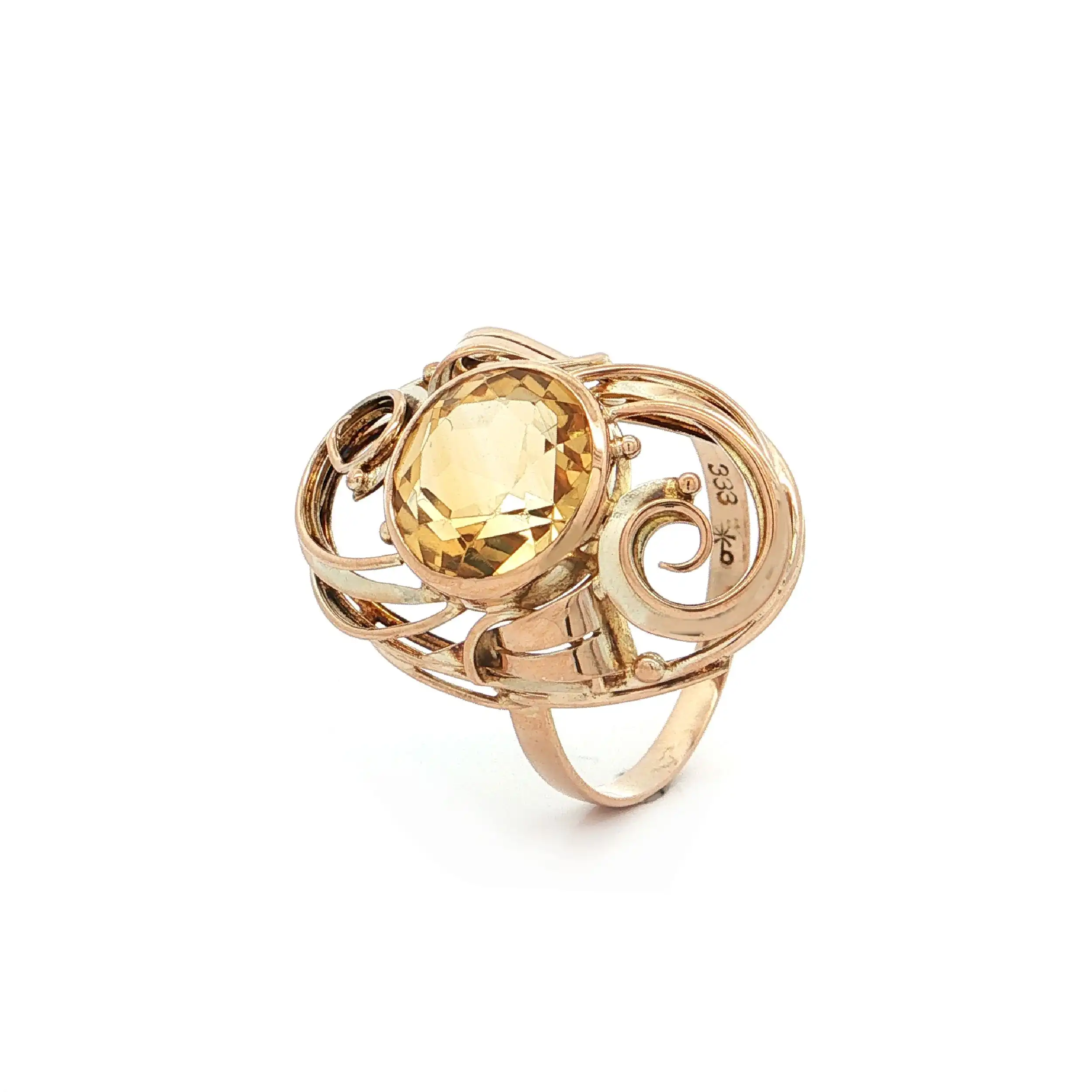 Ring Gelbgold mit Citrin Ring Gelbgold mit Citrin
