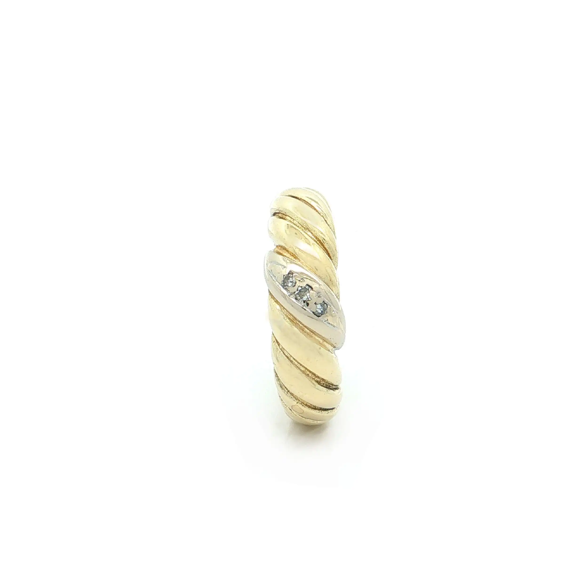 Ring Bicolor mit Diamanten Ring Bicolor mit Diamanten
