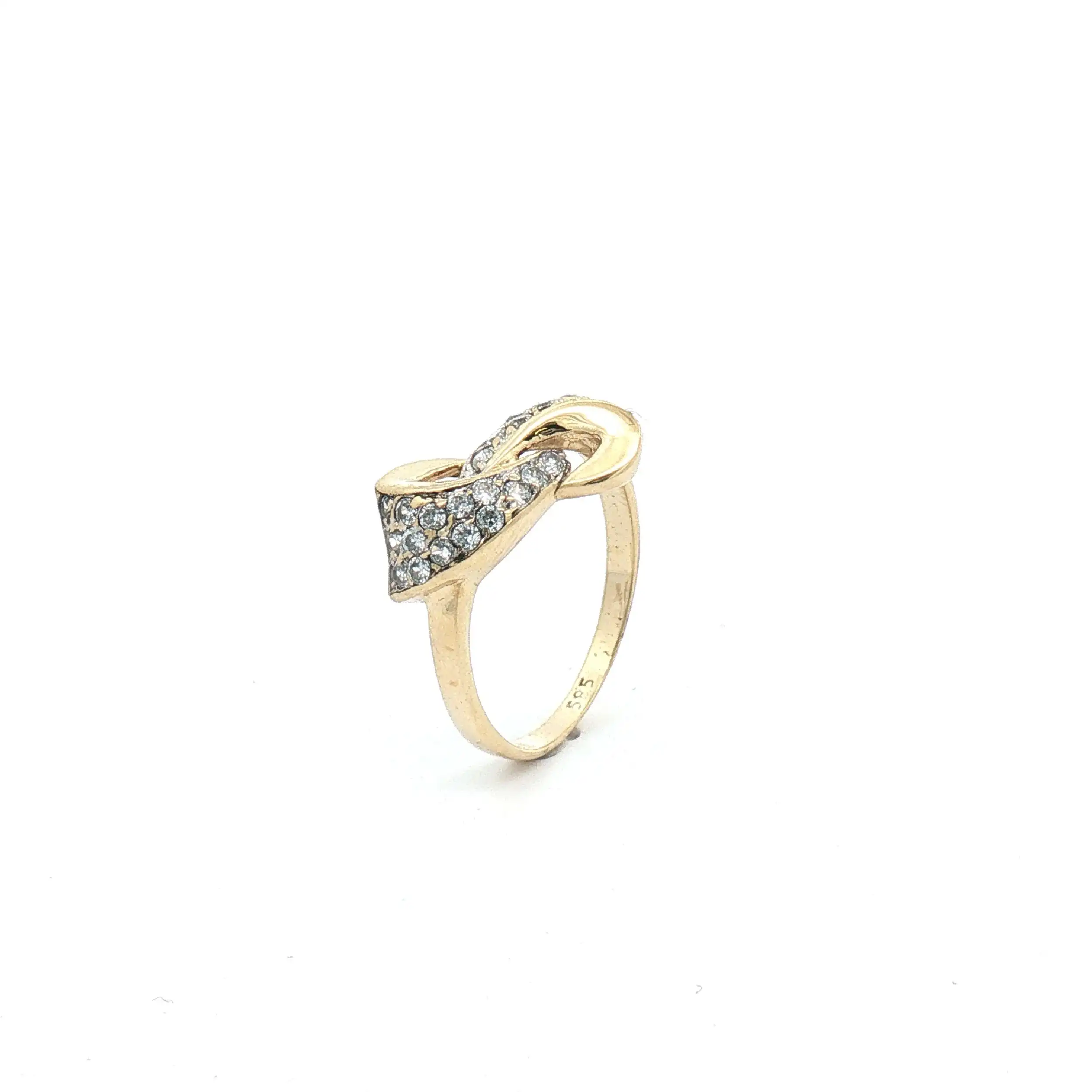 Ring Bicolor mit Zirkonia