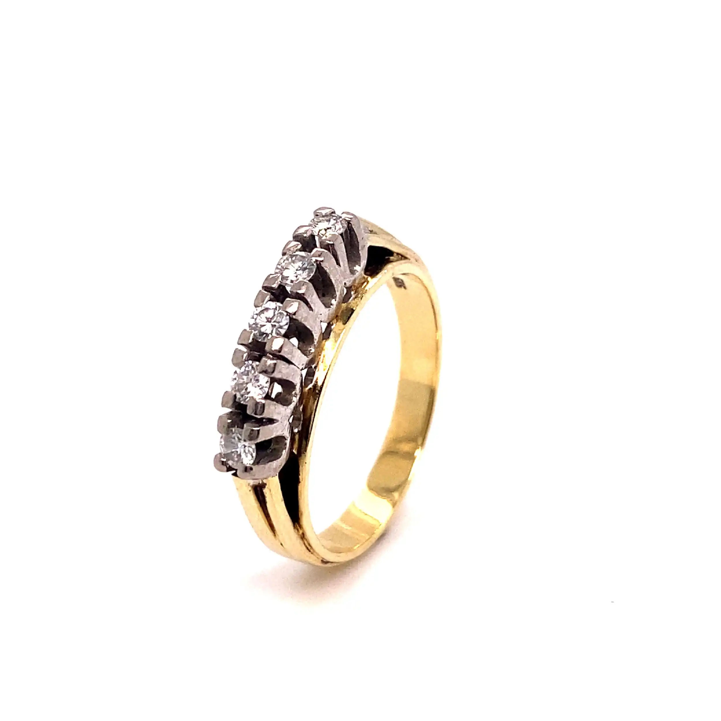 Ring Bicolor mit Brillanten Ring Bicolor mit Brillanten