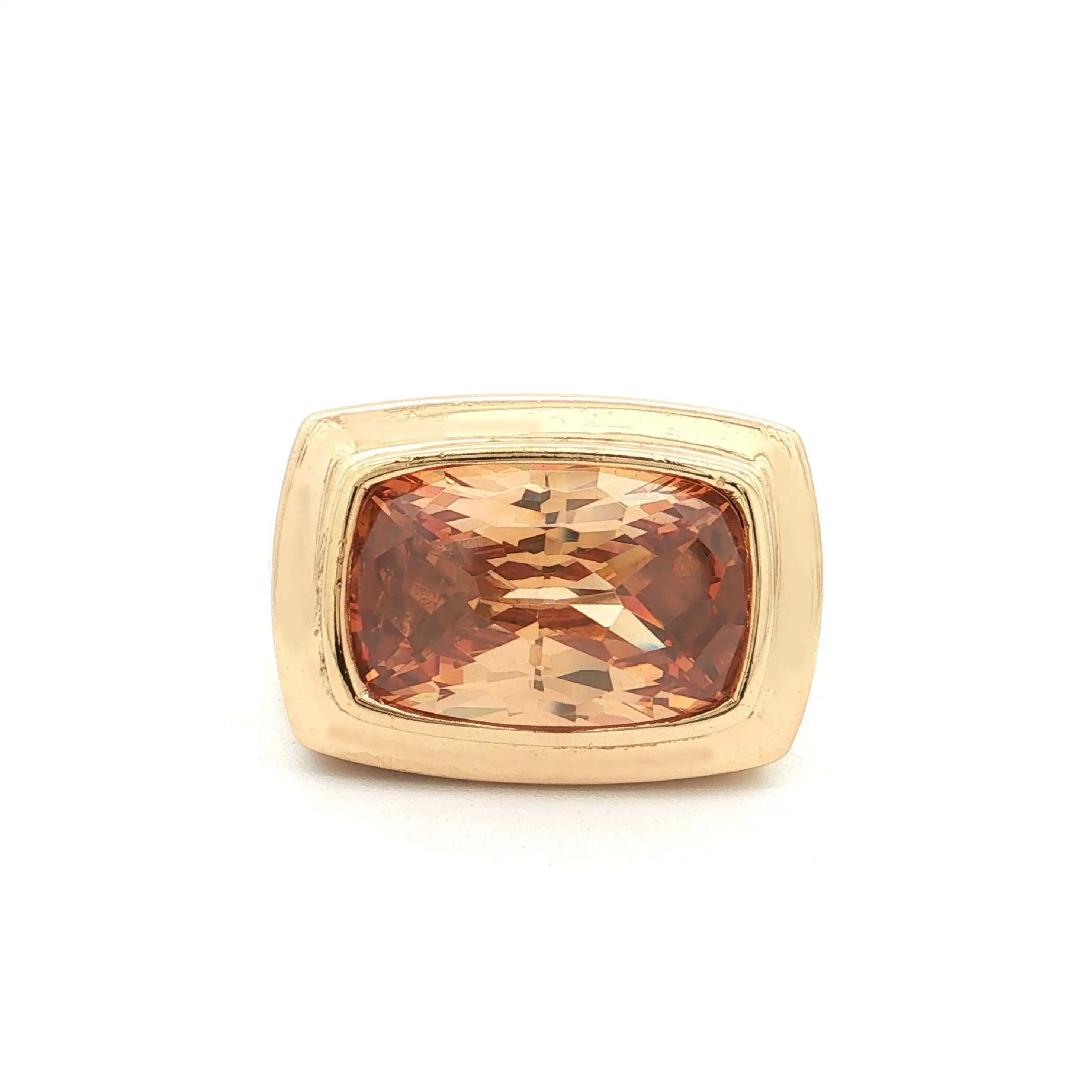 Ring Silber vergoldet mit Citrin Ring Silber vergoldet mit Citrin