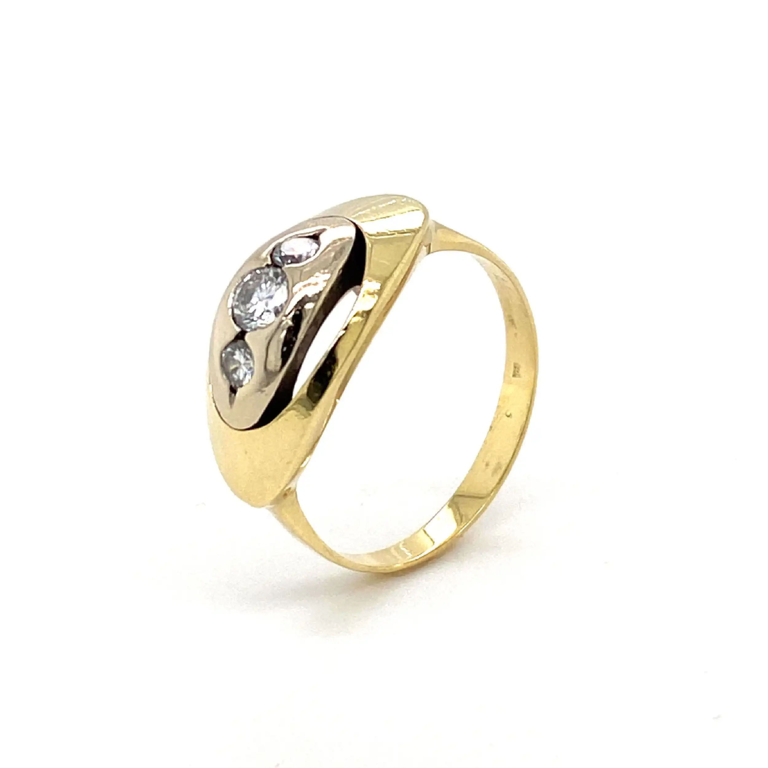 Ring Bicolor mit Brillanten Ring Bicolor mit Brillanten
