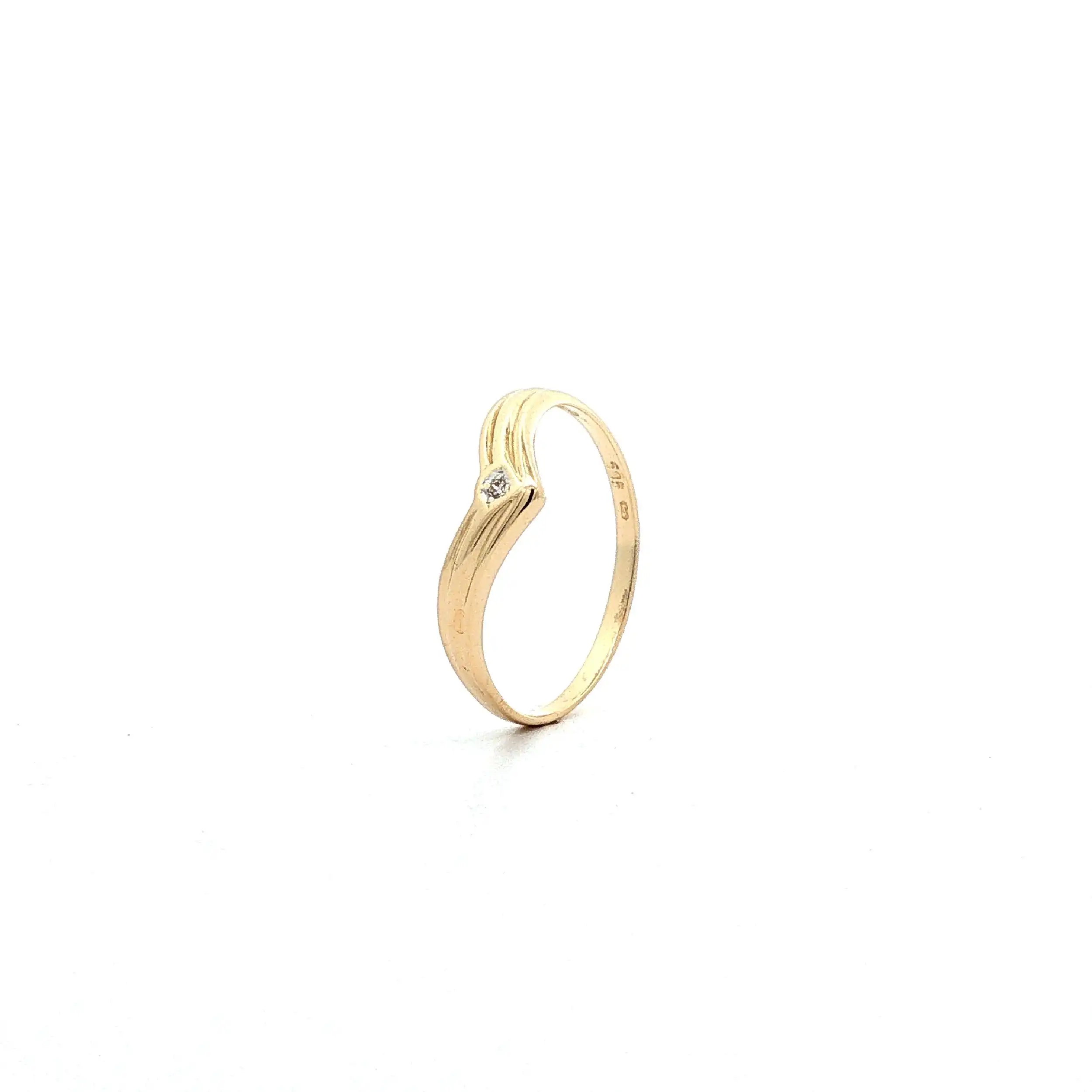 Ring Gelbgold mit Zirkonia