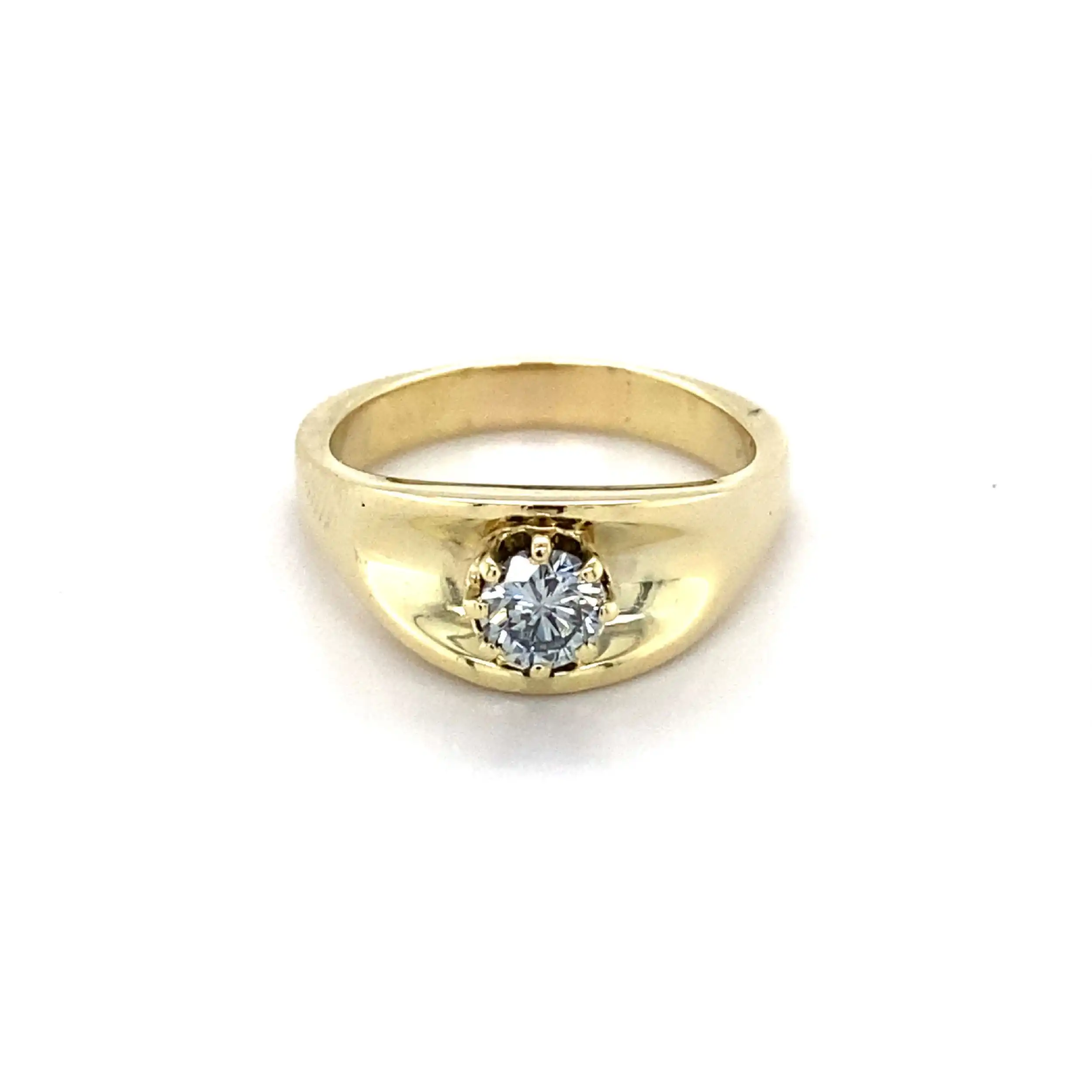 Ring Gelbgold mit Brillant