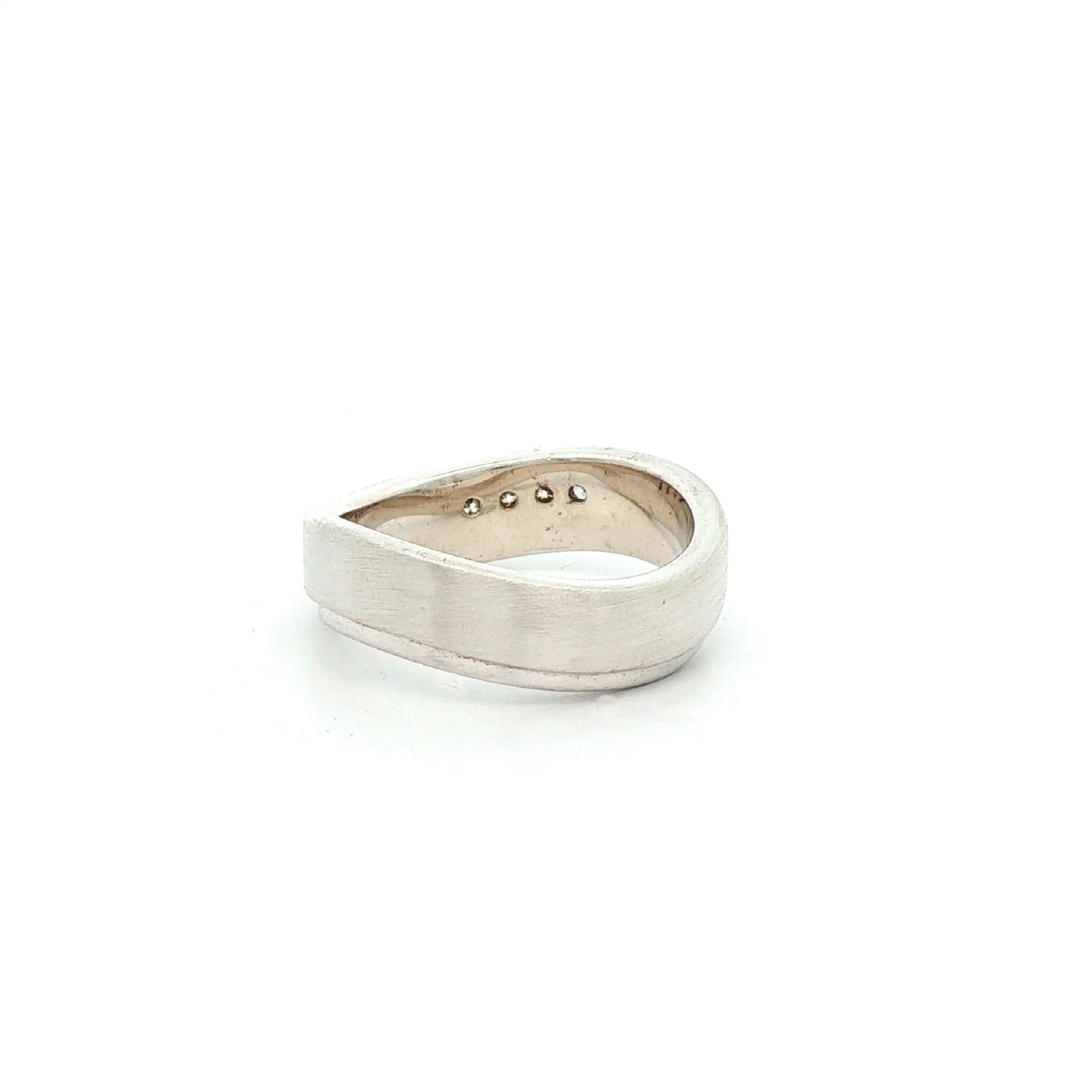 Ring Silber mit Zirkonia von Fossil