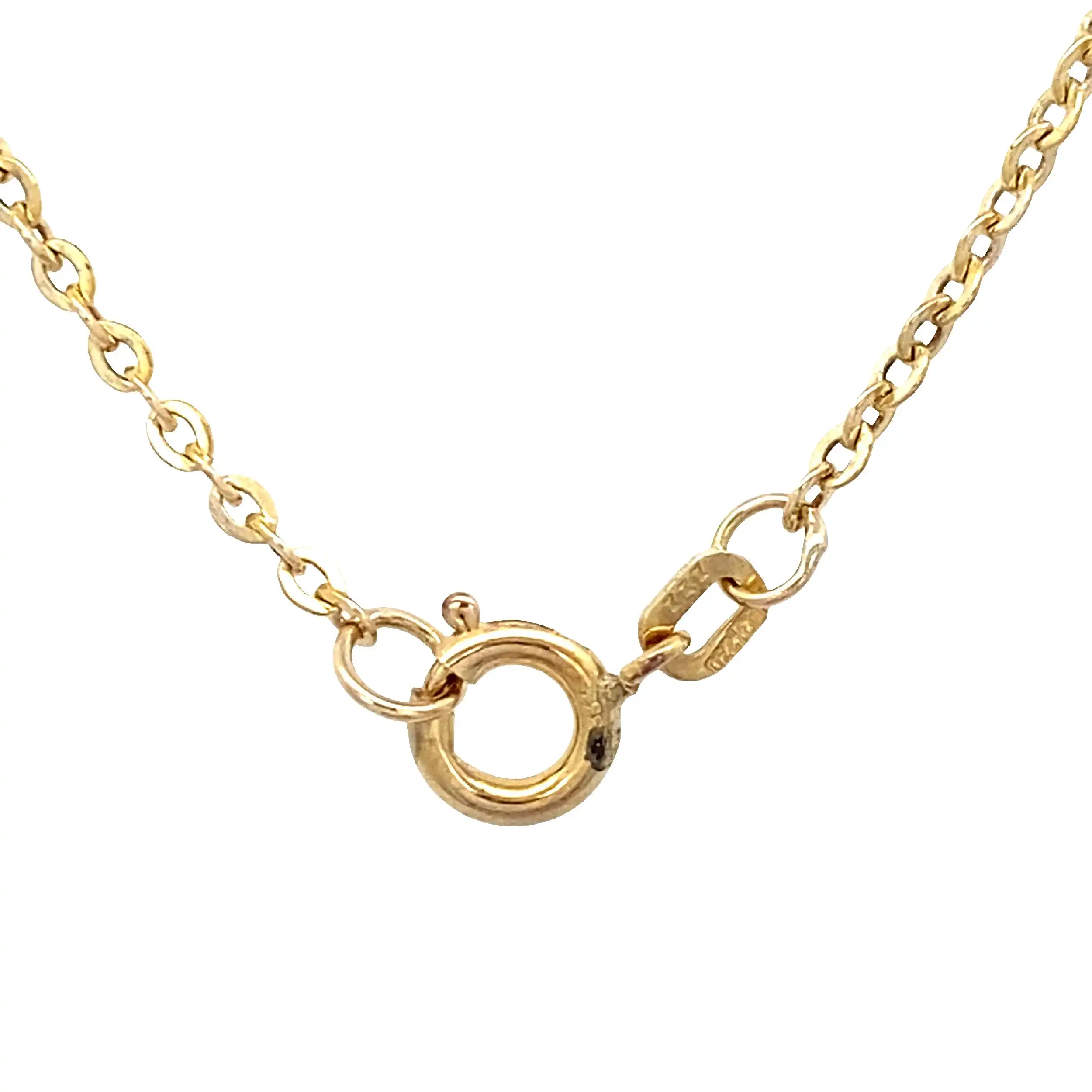 Collier Gelbgold mit Granat