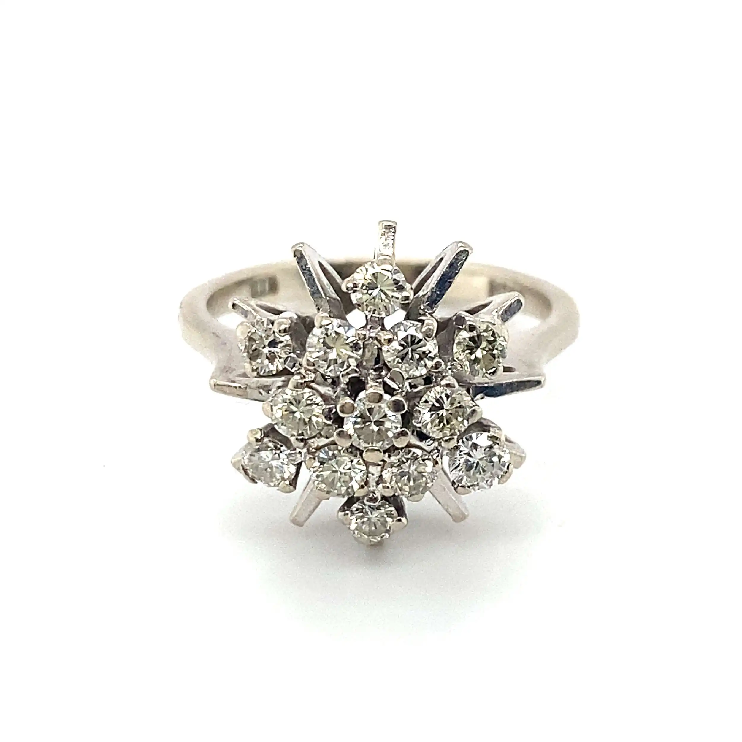 Ring Weißgold mit Brillanten Ring Weißgold mit Brillanten