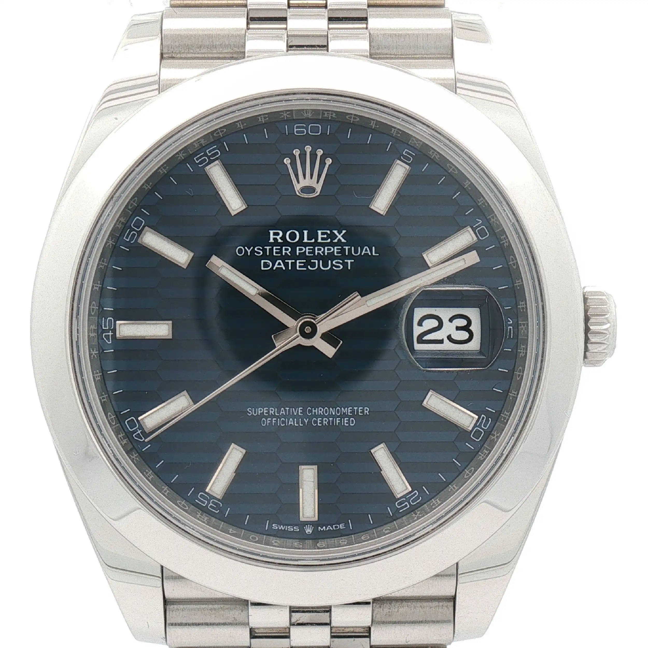 Herrenuhr Rolex Datejust Wave Dial Fullset