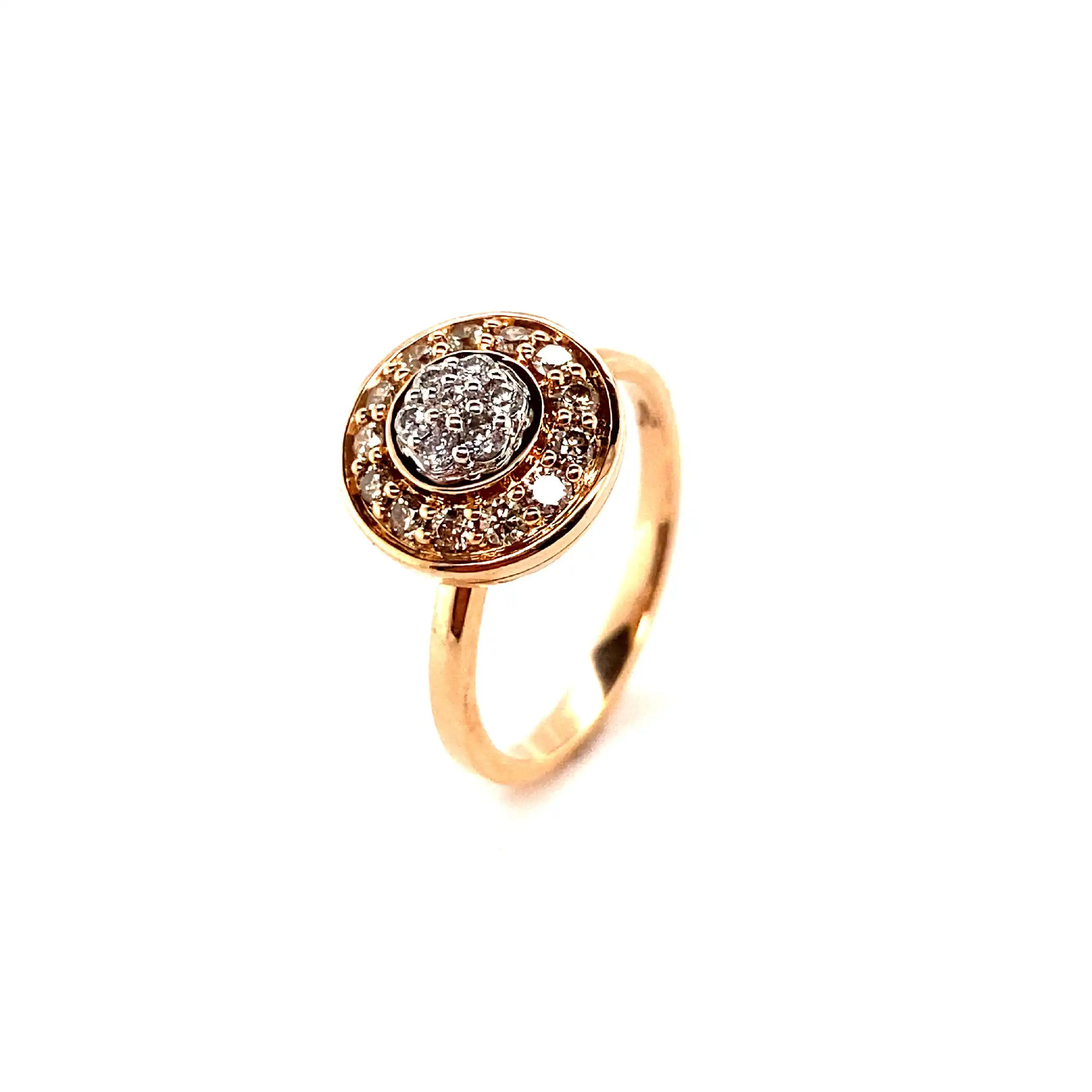 Ring Gelbgold mit Brillanten