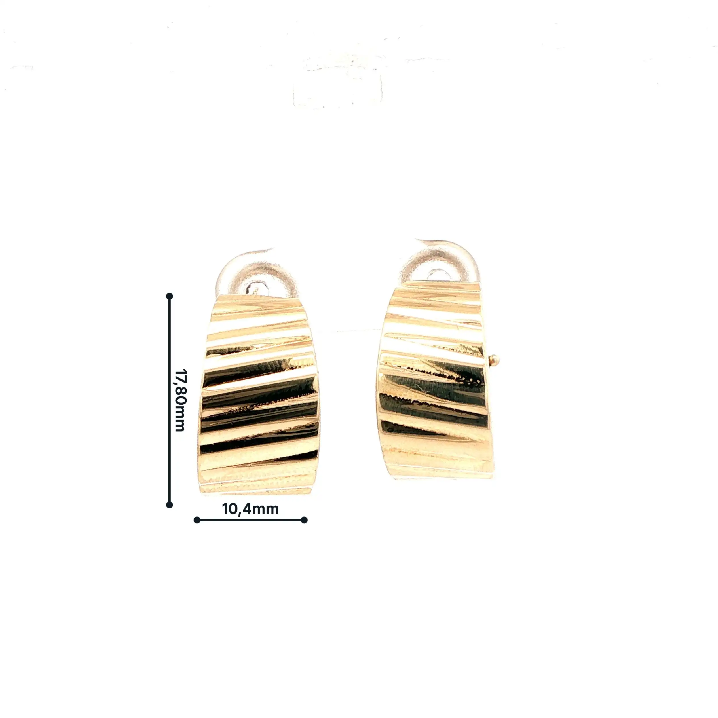 Creolen Gelbgold