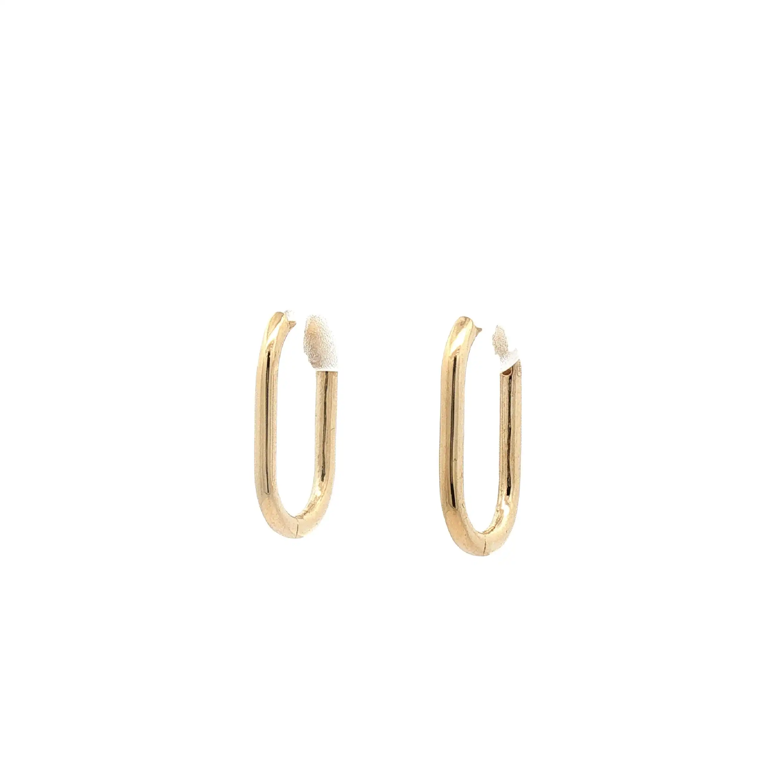 Creolen Gelbgold Oval Creolen Gelbgold Oval