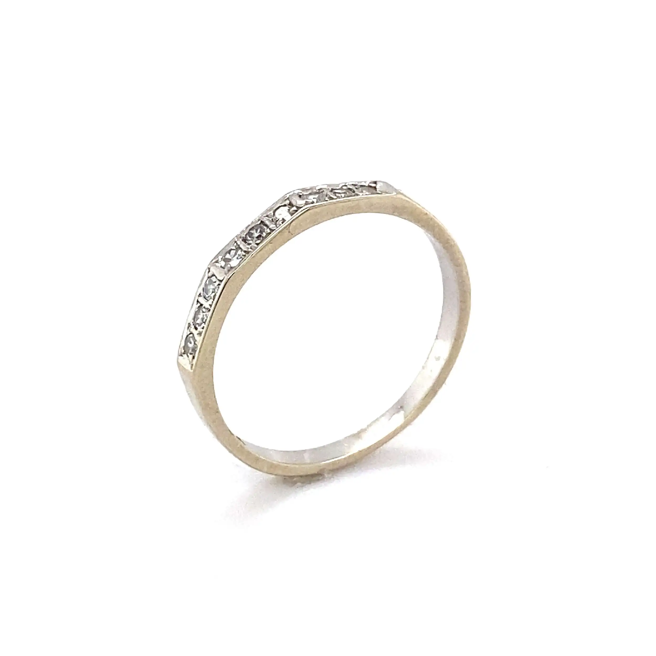 Ring Weißgold mit Diamanten Ring Weißgold mit Diamanten