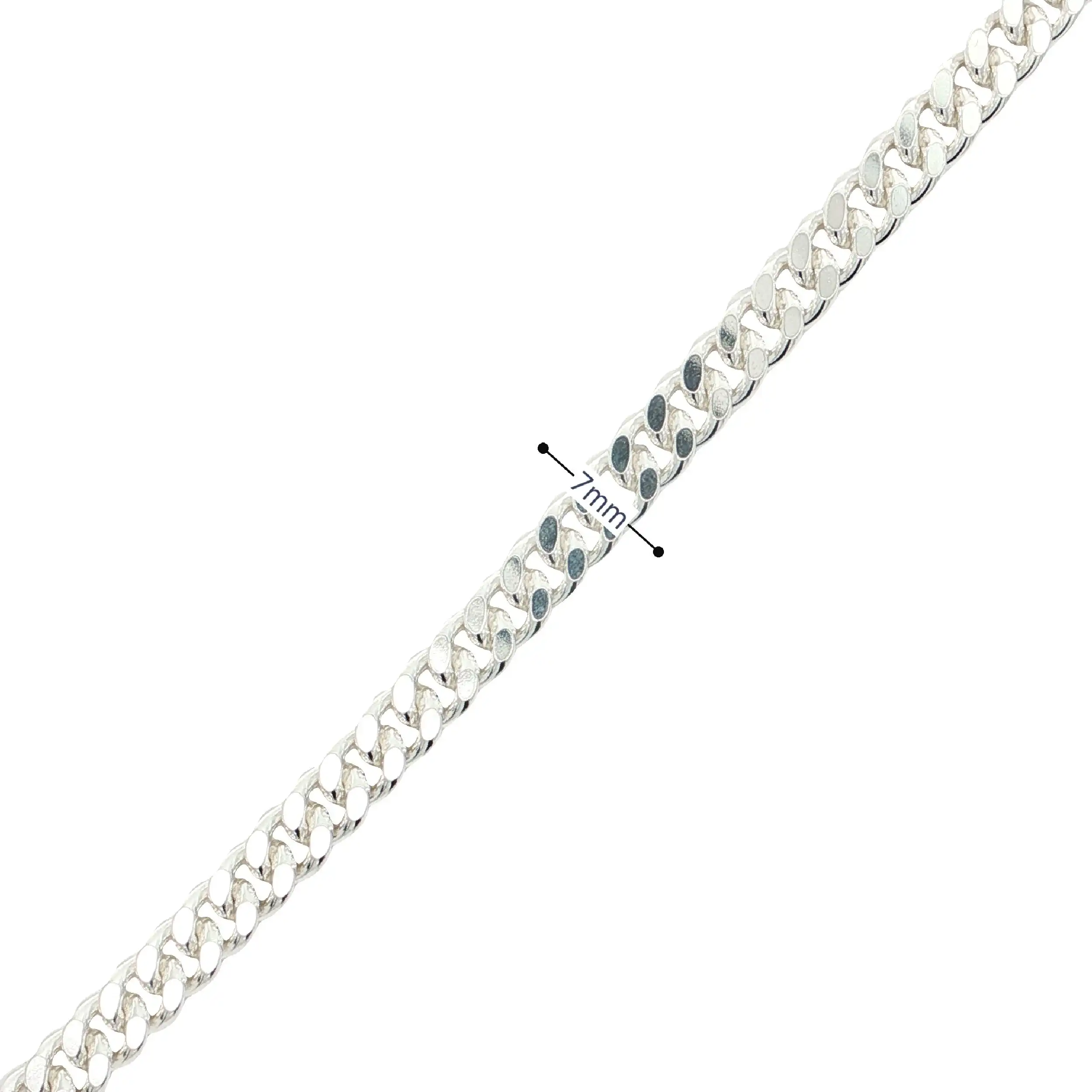 Panzerarmband Silber