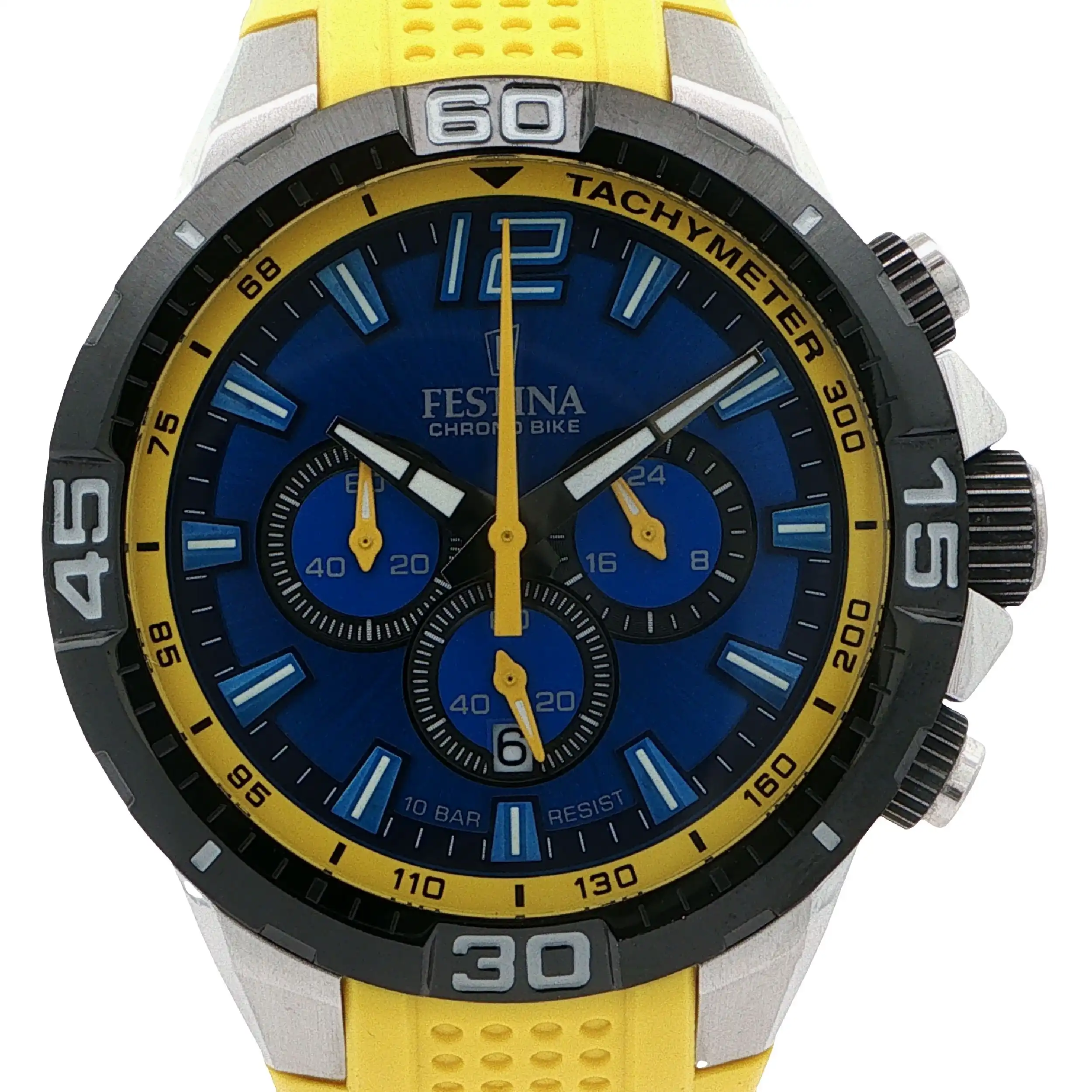 Herrenuhr Festina CHRONO BIKE mit Kautschukband (gelb) Herrenuhr Festina CHRONO BIKE mit Kautschukband (gelb)